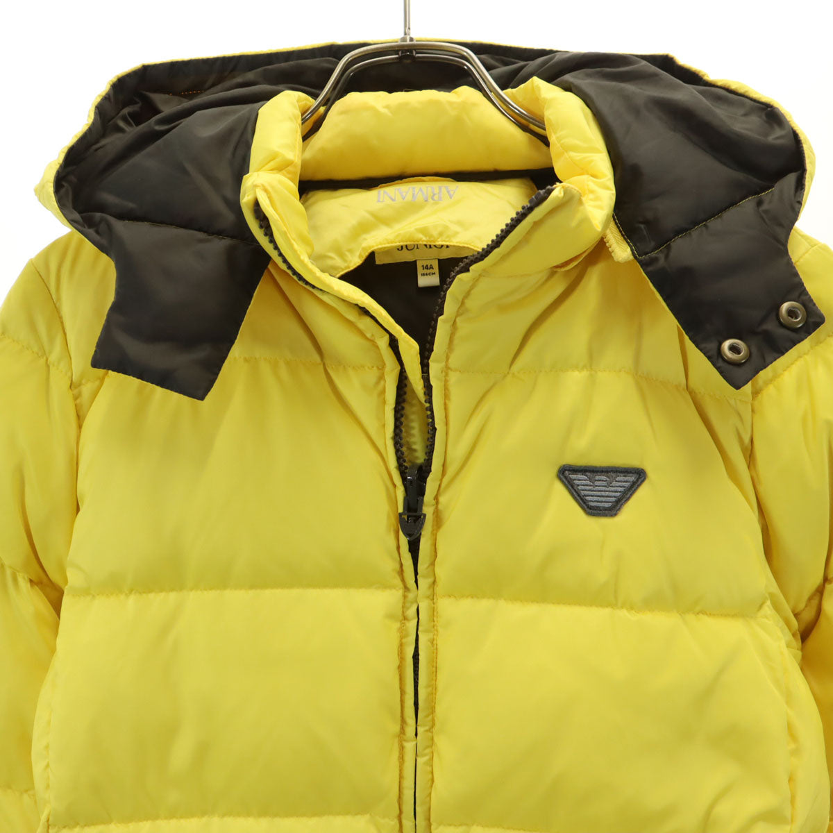 ARMANI JUNIOR アルマーニジュニア ダウンジャケット 14A イエロー キッズ