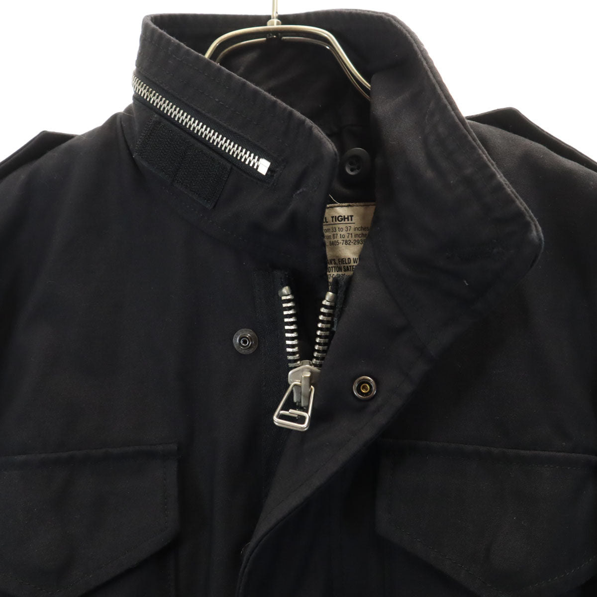 ALPHA アルファ M-65 フィールドジャケット S ブラック ミリタリー メンズ