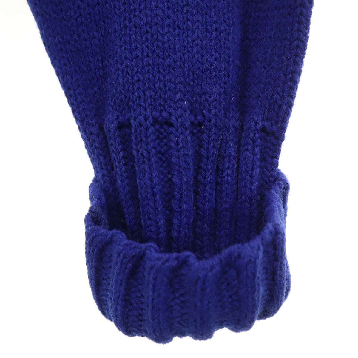 bpc BRISTOL PRODUCT COMPANY 70s ヴィンテージ 長袖 Vネック ニットカーディガン 38 青紫 レディース