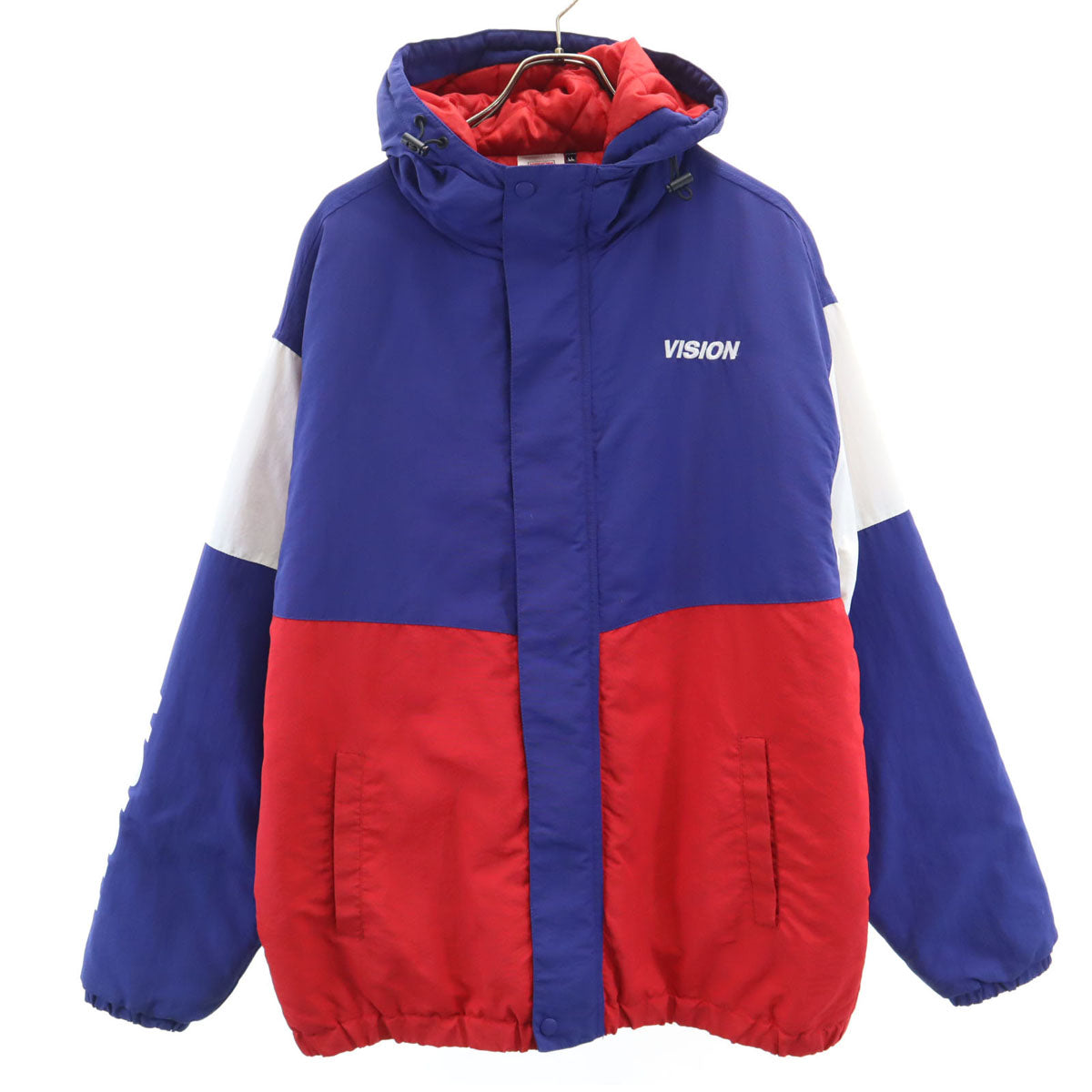 VISION ヴィジョン 中綿ジャケット LL ブルー メンズ