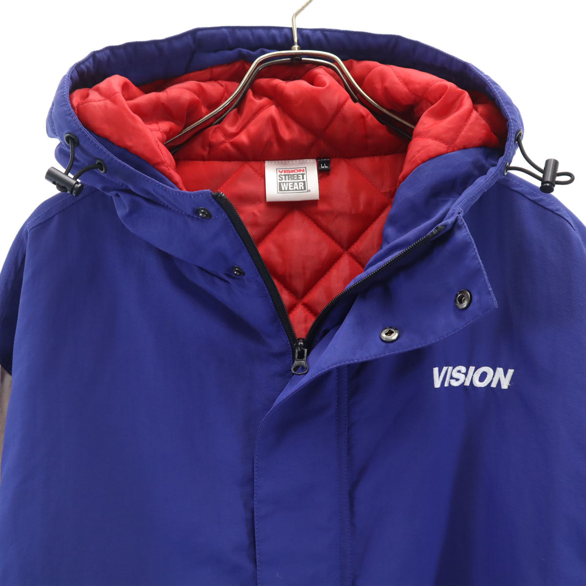 VISION ヴィジョン 中綿ジャケット LL ブルー メンズ