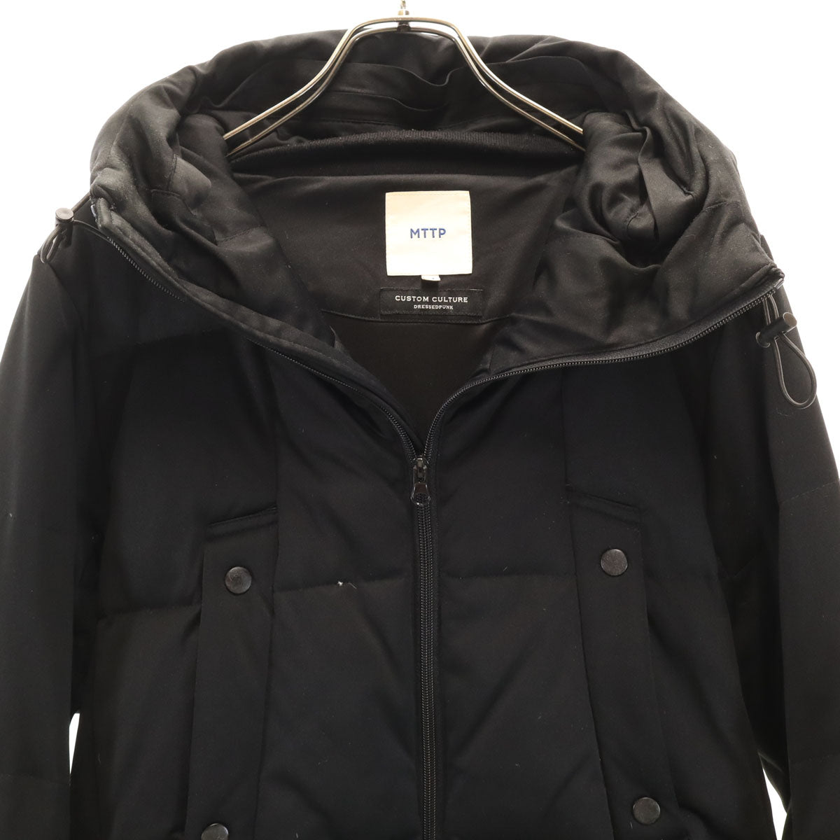 MTTP エムティーティーピー ダウンジャケット M 黒 CUSTOM CULTURE メンズ