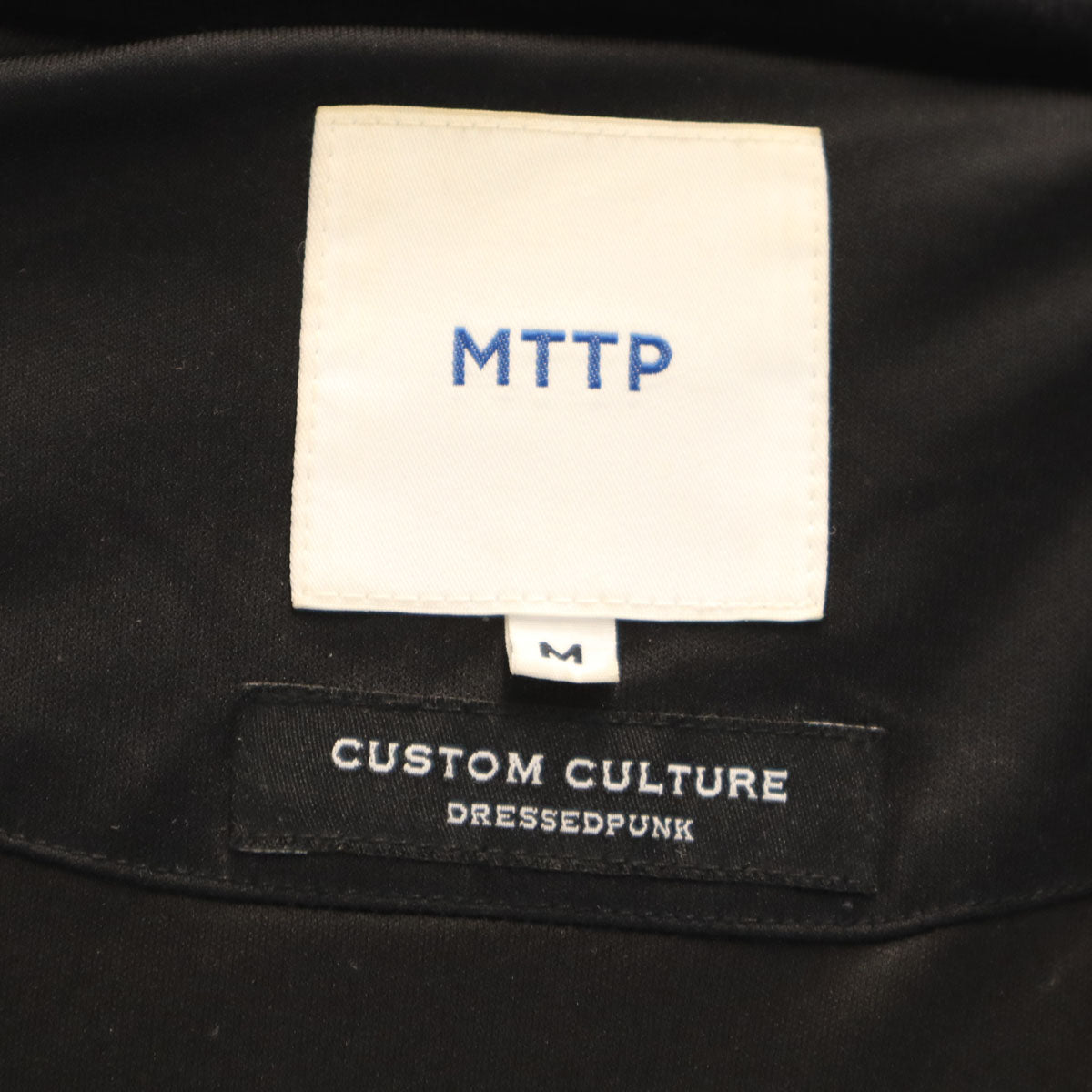 MTTP エムティーティーピー ダウンジャケット M 黒 CUSTOM CULTURE メンズ