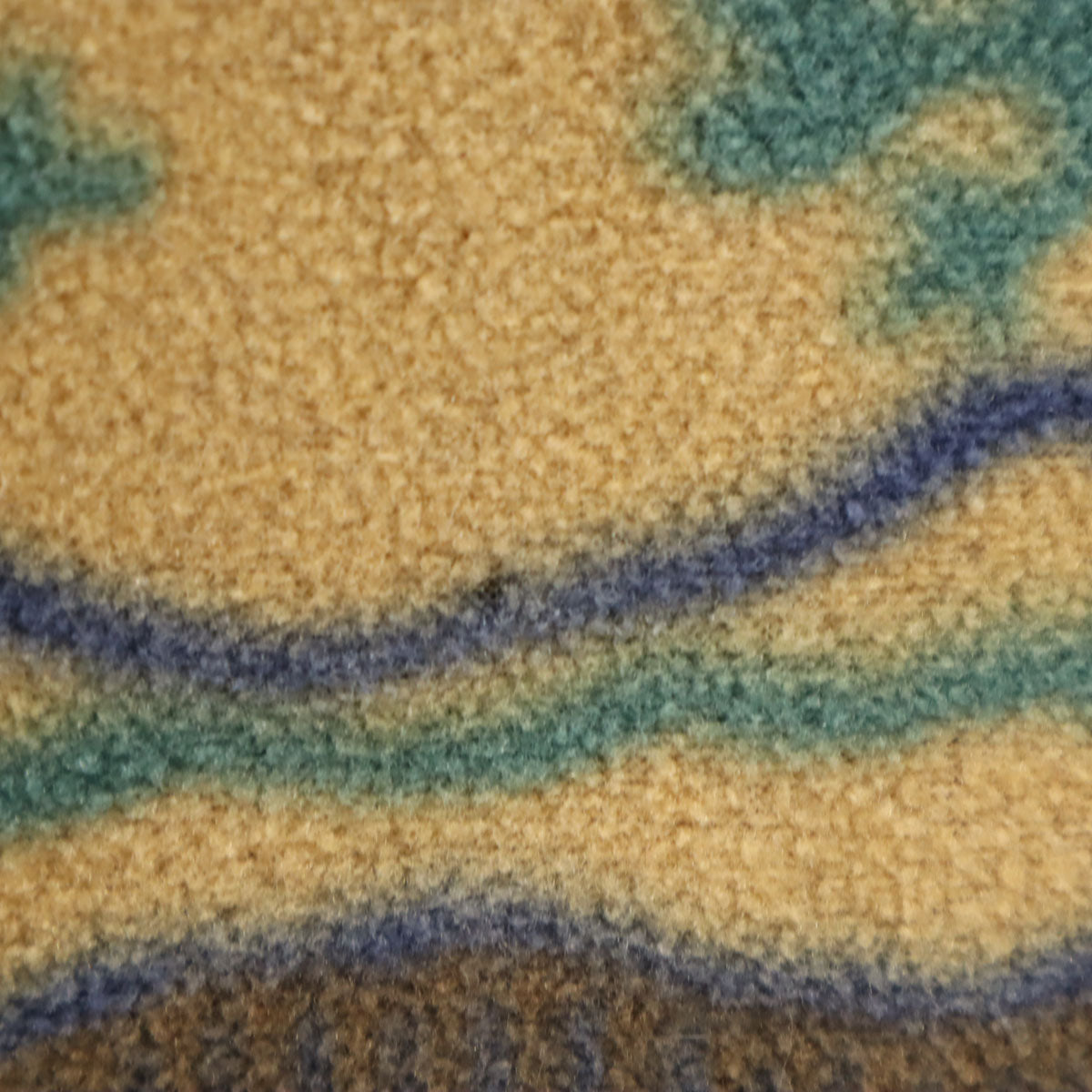 L.L.Bean エルエルビーン 80s ヴィンテージ トカゲ柄 総柄 プルオーバー フリースジャケット ブラウン アウトドア メンズ