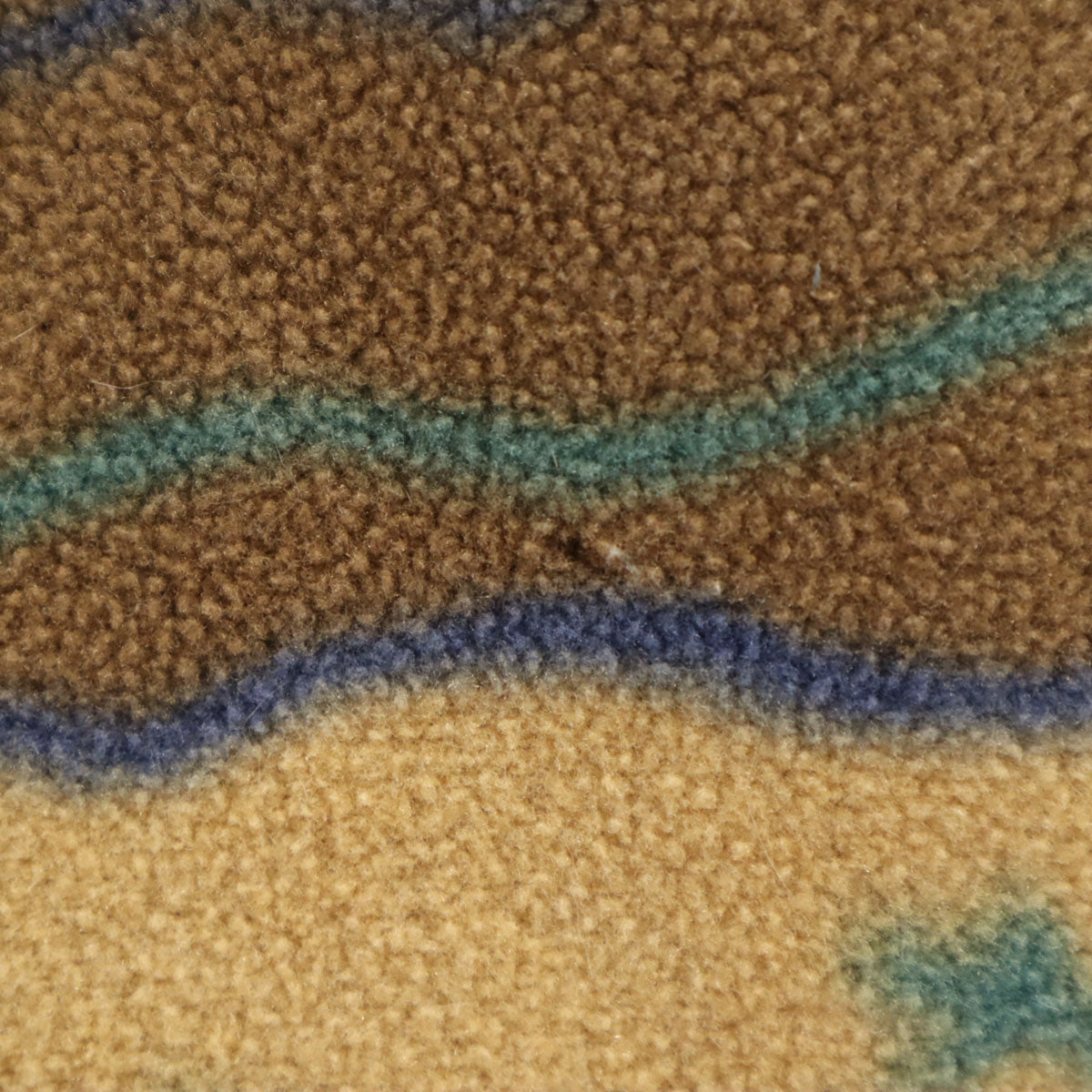 L.L.Bean エルエルビーン 80s ヴィンテージ トカゲ柄 総柄 プルオーバー フリースジャケット ブラウン アウトドア メンズ