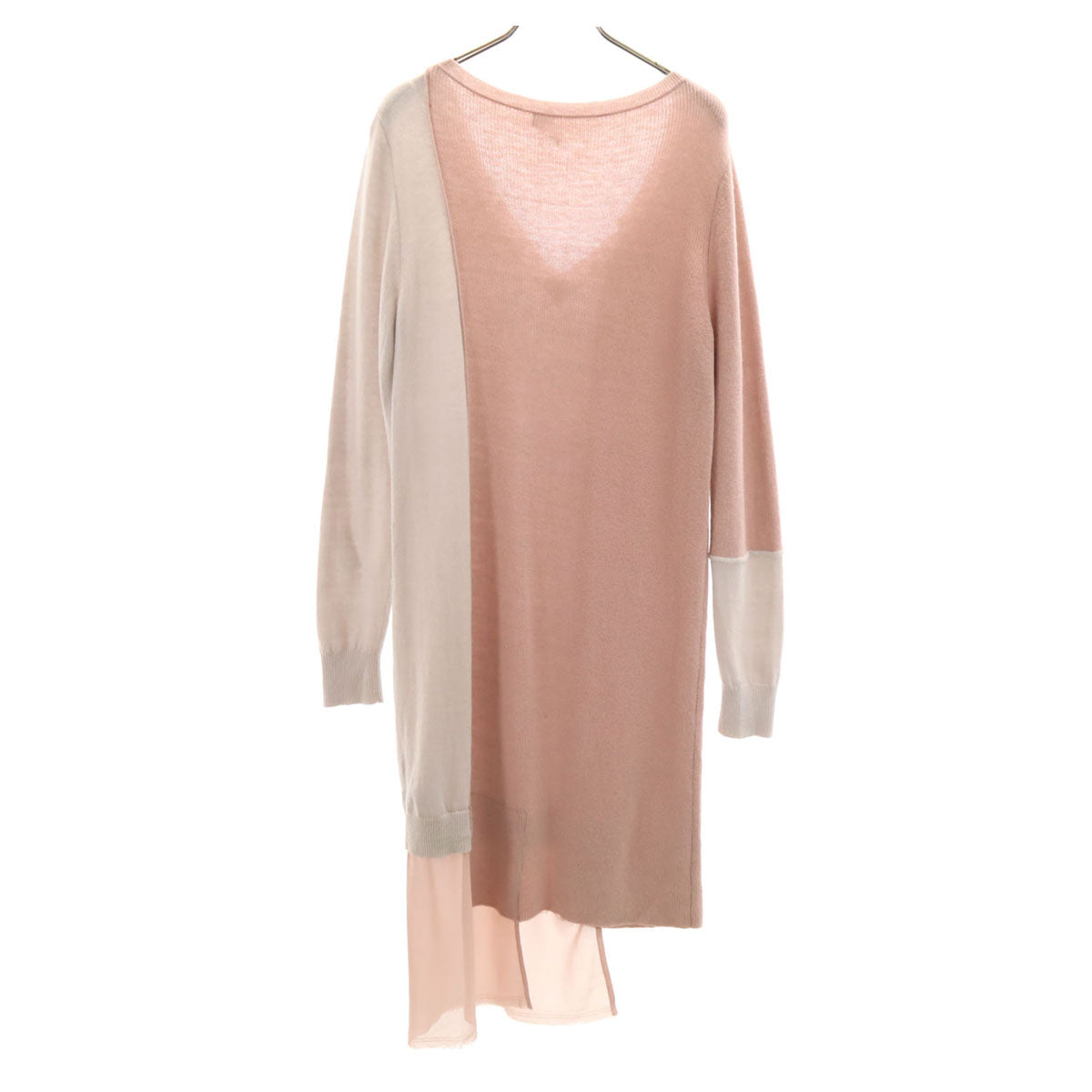 DIESEL ディーゼル 長袖 ニット ワンピース M ピンク系 レディース