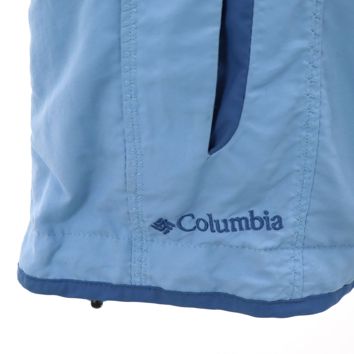 Columbia コロンビア マウンテンパーカー S ブルー系 ライナー付き アウトドア ジャケット レディース