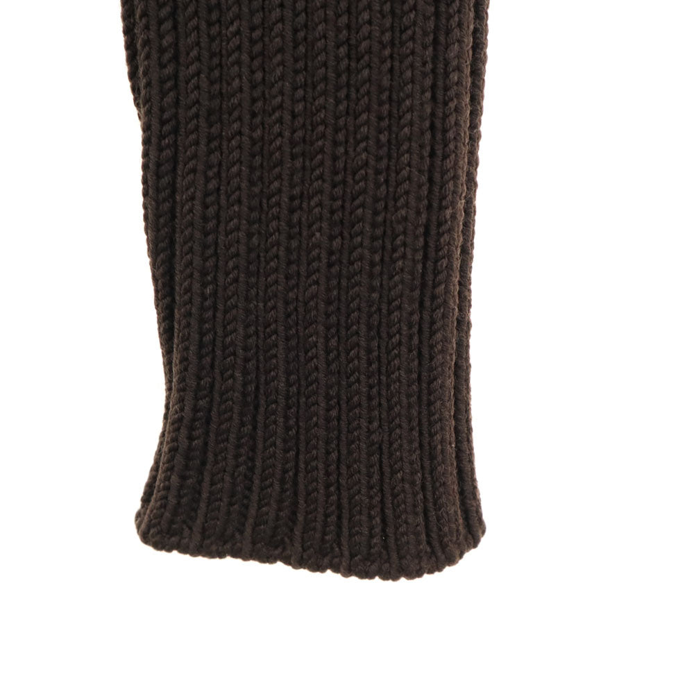 JIL SANDER ジルサンダー イタリア製 長袖 セーター 36 ブラウン リブニット レディース