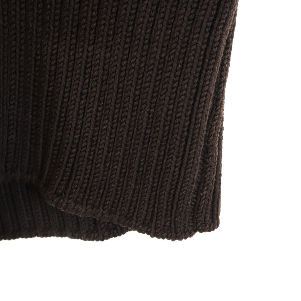 JIL SANDER ジルサンダー イタリア製 長袖 セーター 36 ブラウン リブニット レディース