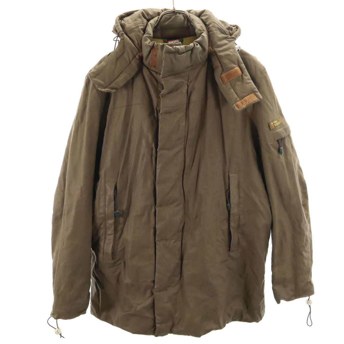 DIESEL ディーゼル 中綿ジャケット M ブラウン系 メンズ
