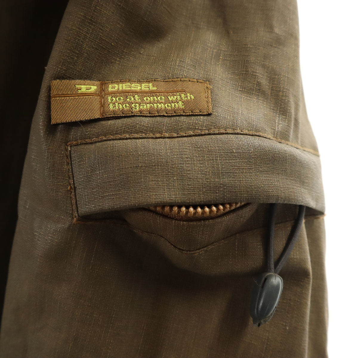 DIESEL ディーゼル 中綿ジャケット M ブラウン系 メンズ