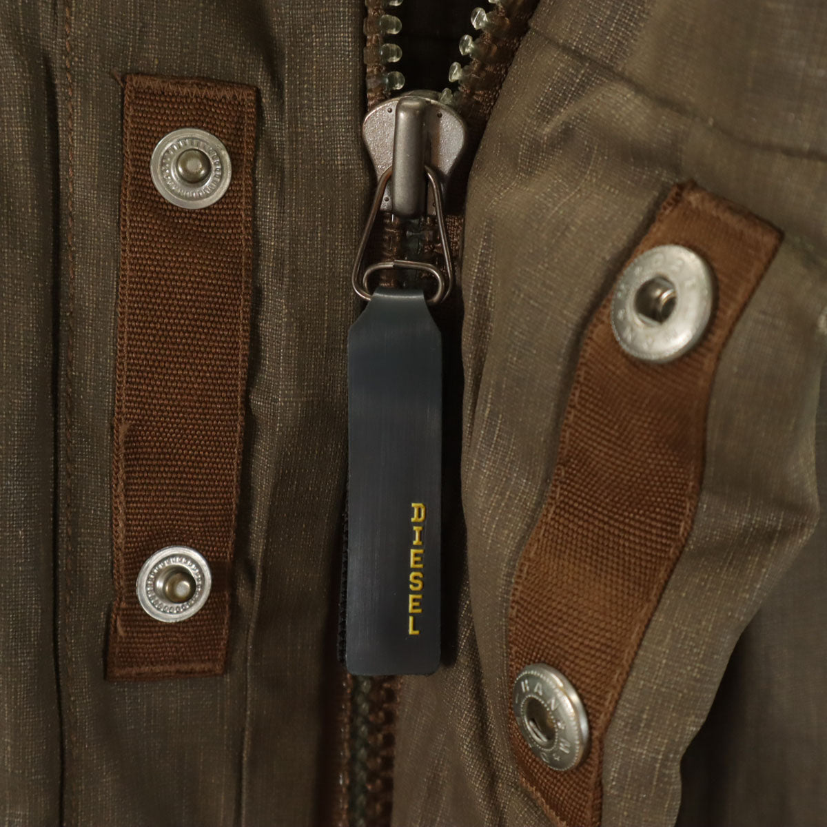 DIESEL ディーゼル 中綿ジャケット M ブラウン系 メンズ