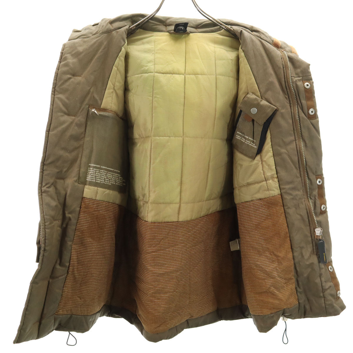 DIESEL ディーゼル 中綿ジャケット M ブラウン系 メンズ