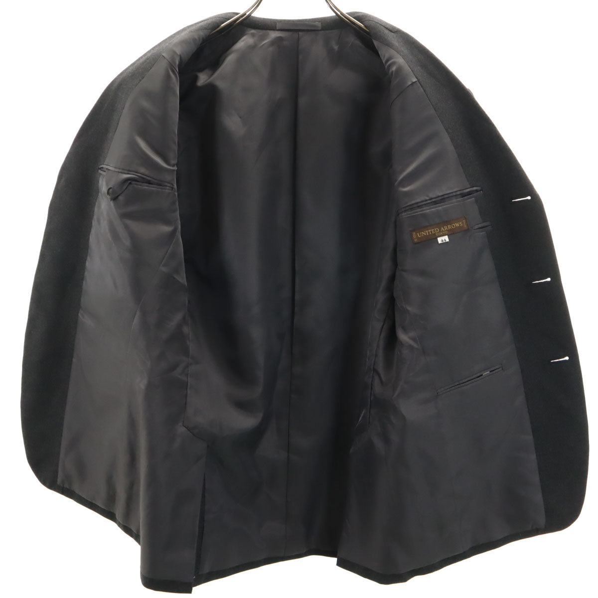 UNITED ARROWS ユナイテッドアローズ 日本製 ウール スーツ 上下 セットアップ 44 グレー メンズ