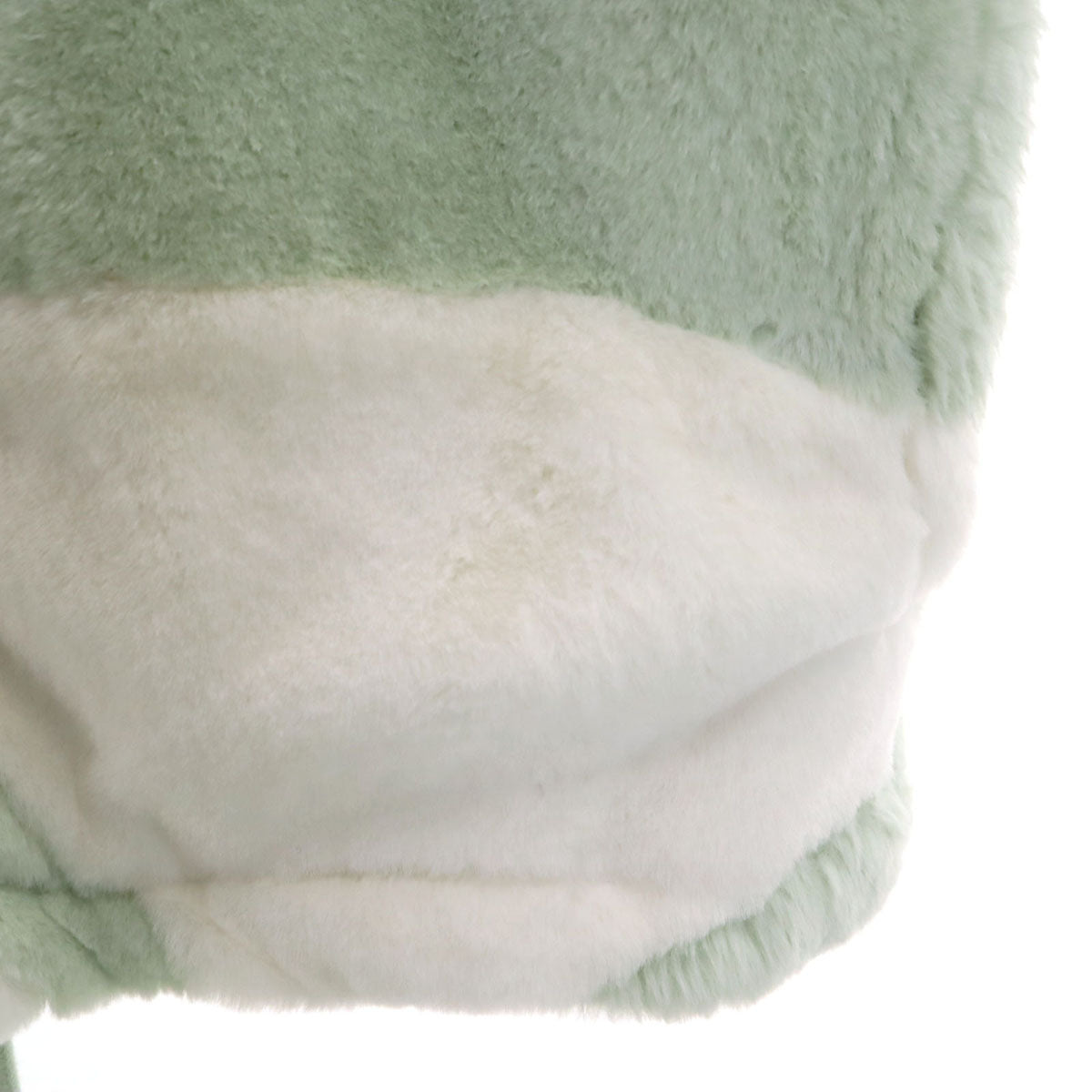 adidas Originals アディダスオリジナルス トレフォイルロゴ フェイクファー トラックジャケット M ミント系 メンズ