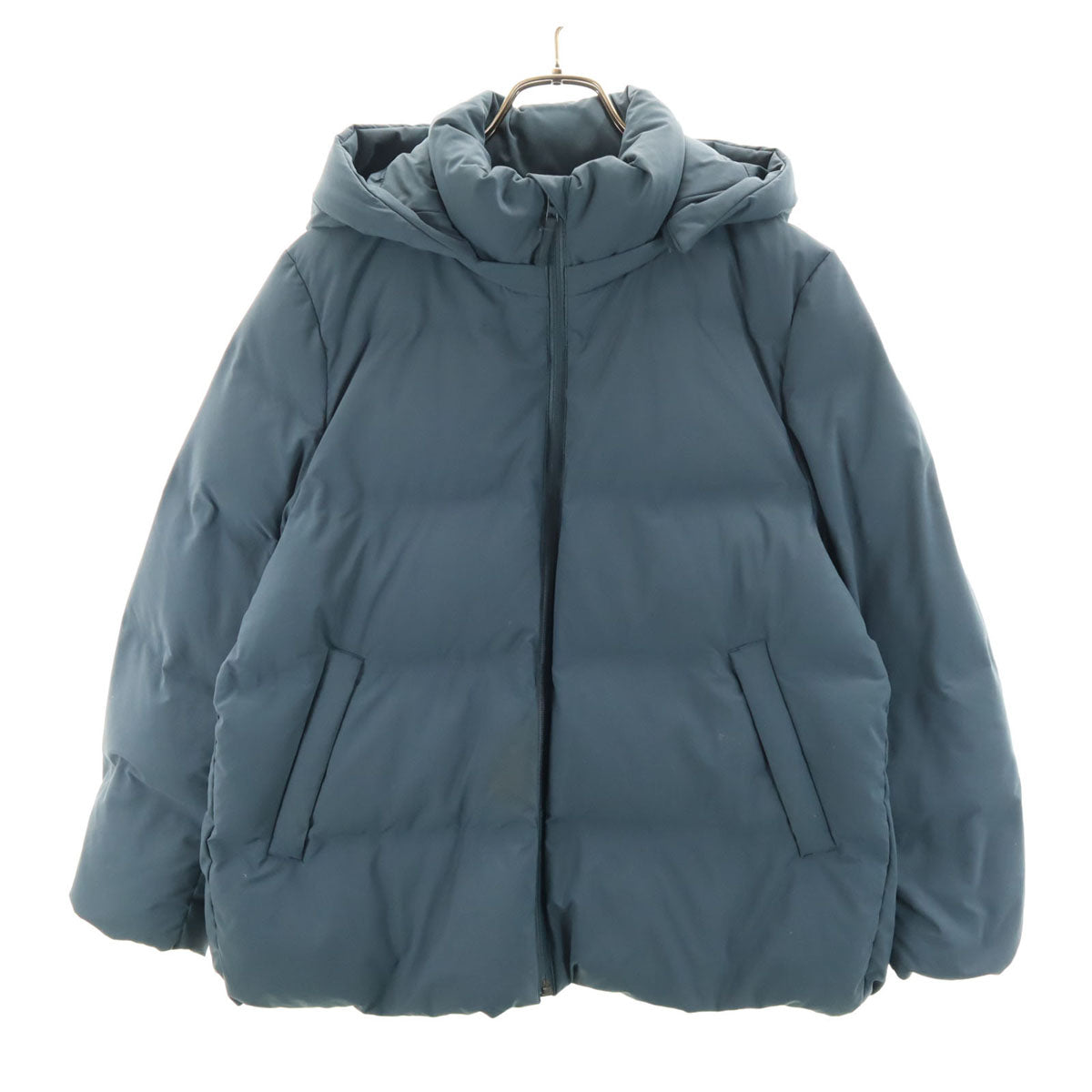 UNIQLO ユニクロ シームレス ダウンパーカー XL チャコールグレー レディース