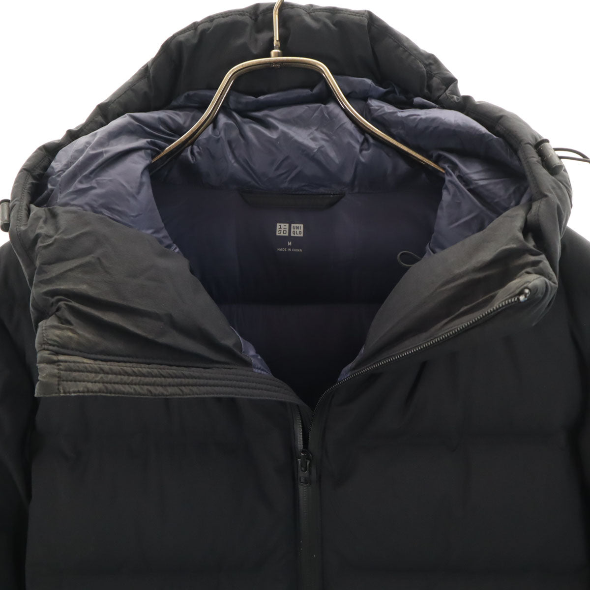 UNIQLO ユニクロ シームレス ダウンコート M ブラック メンズ
