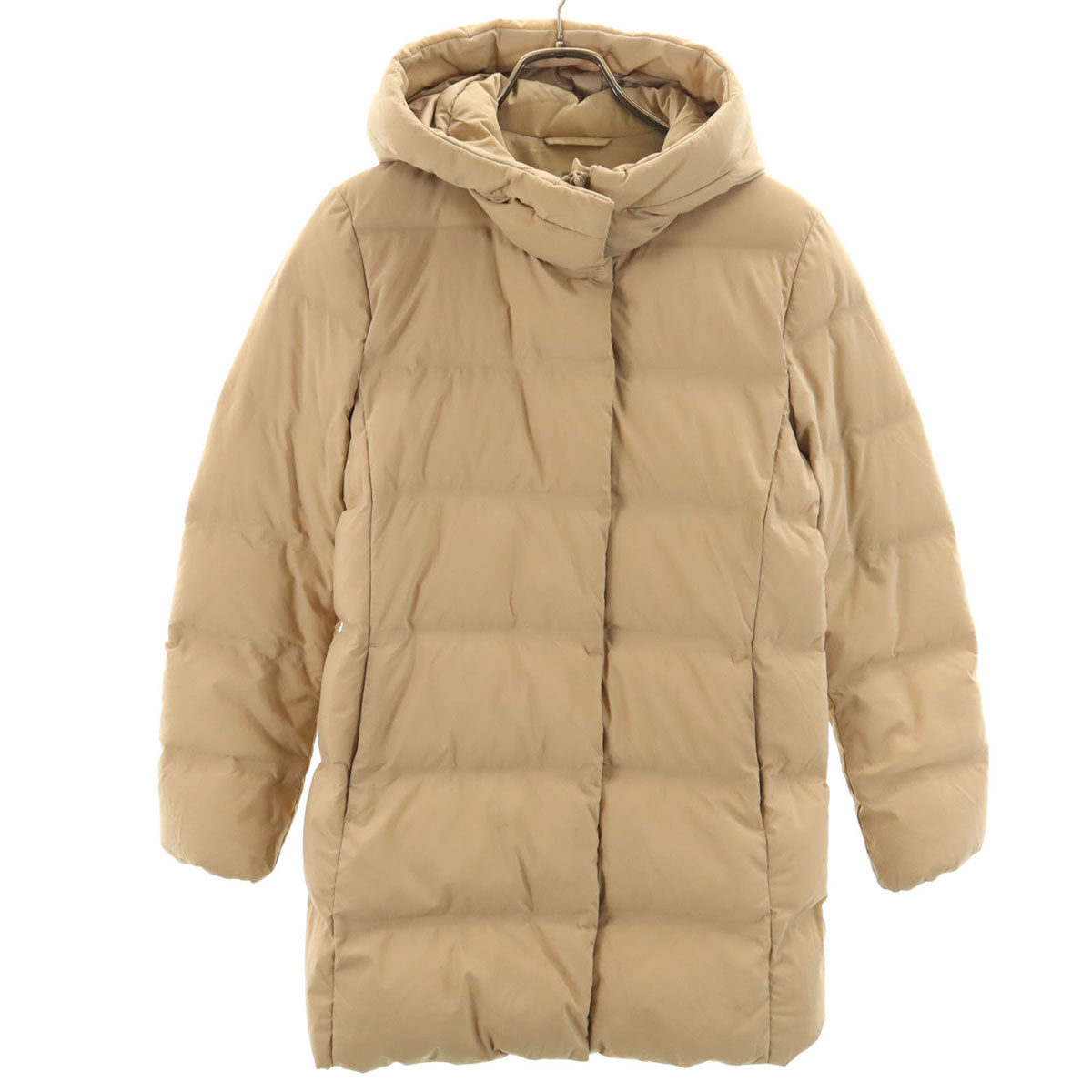 UNIQLO ユニクロ シームレス ダウンコート S ベージュ レディース