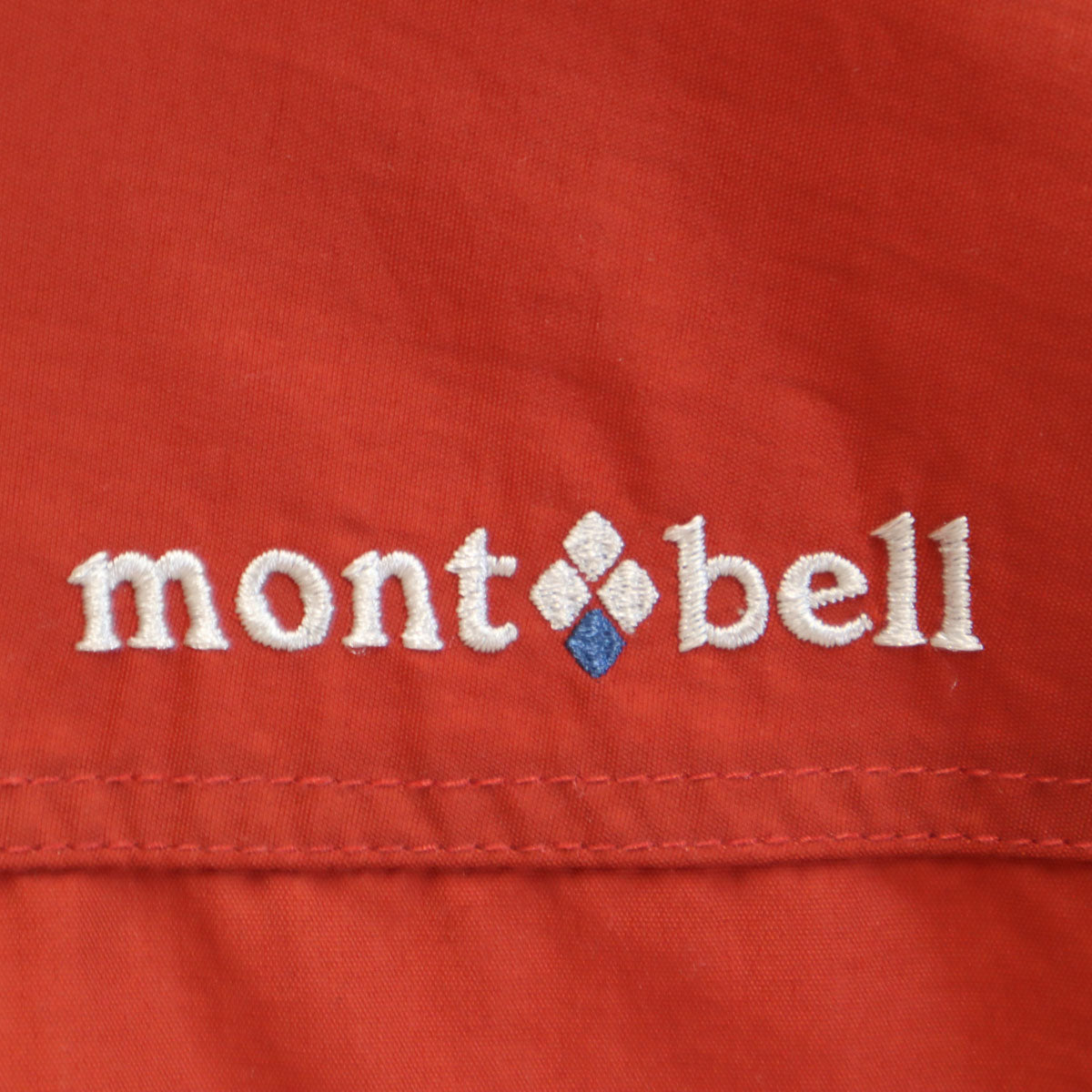 mont-bell モンベル アウトドア #1103245 フード ナイロンジャケット L レッド メンズ