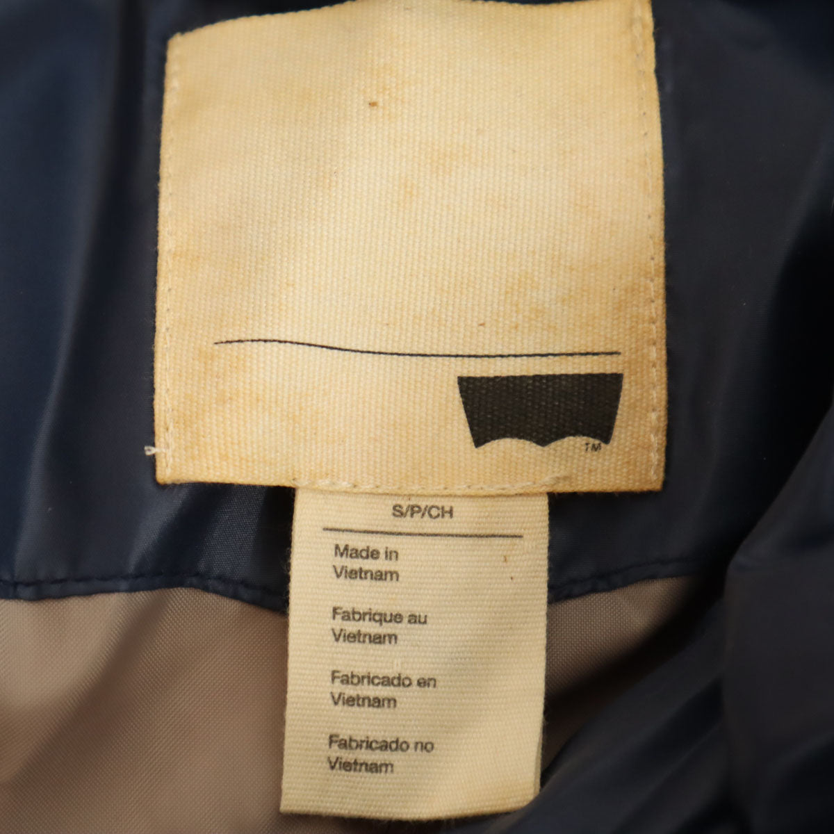 未使用 Levi's リーバイス ダウンベスト S ネイビー レディース