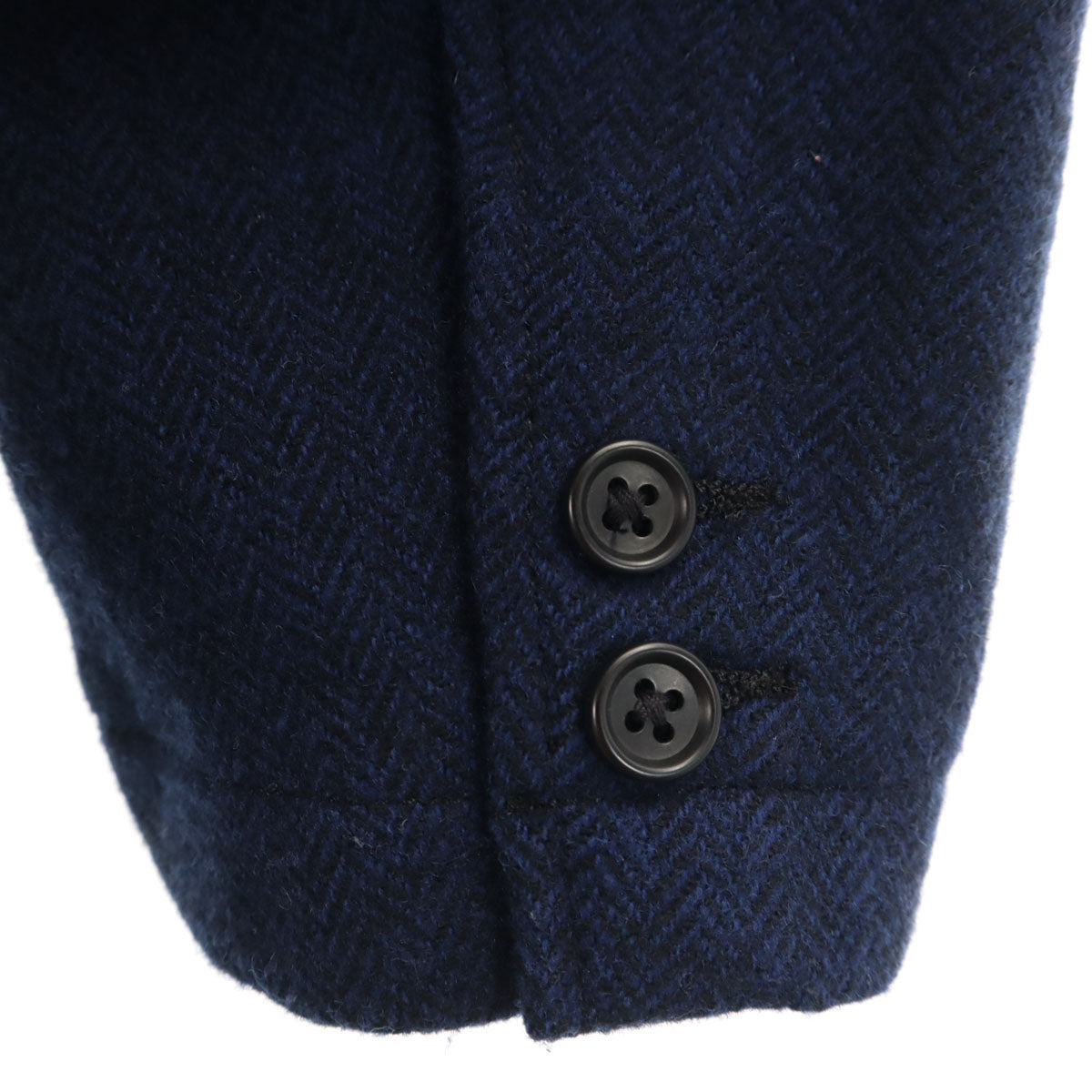 WOOLRICH ウールリッチ USA製 ヘリンボーン アップランド ジャケット L ネイビー メンズ