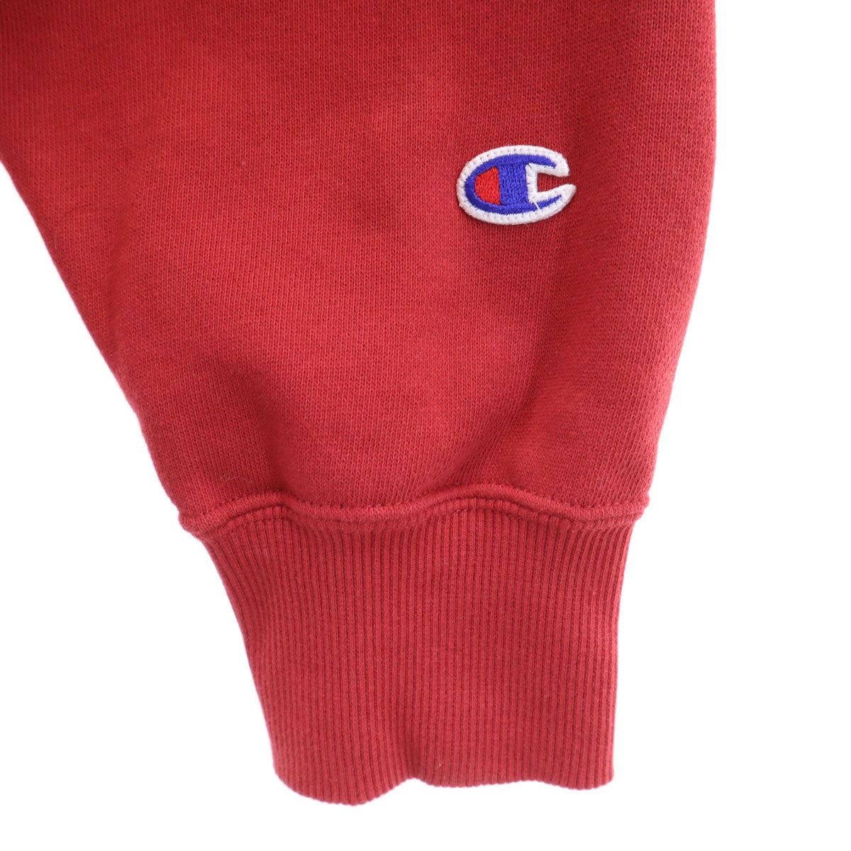 Champion チャンピオン 長袖 スウェットパーカー M 赤系 プルオーバー メンズ