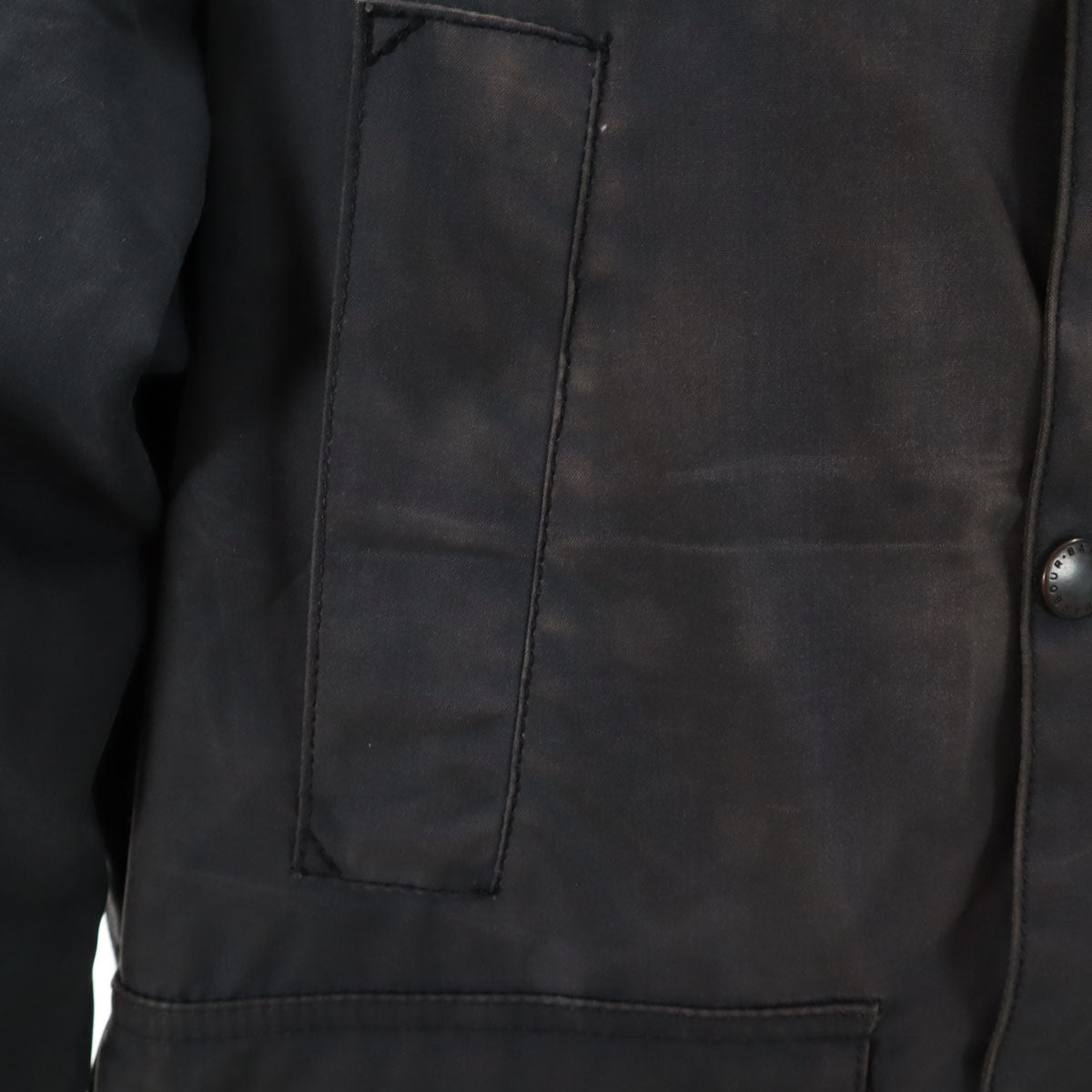 Barbour バブアー 3ワラント イングランド製 ワックス ジャケット L 10-11 チャコールグレー キッズ