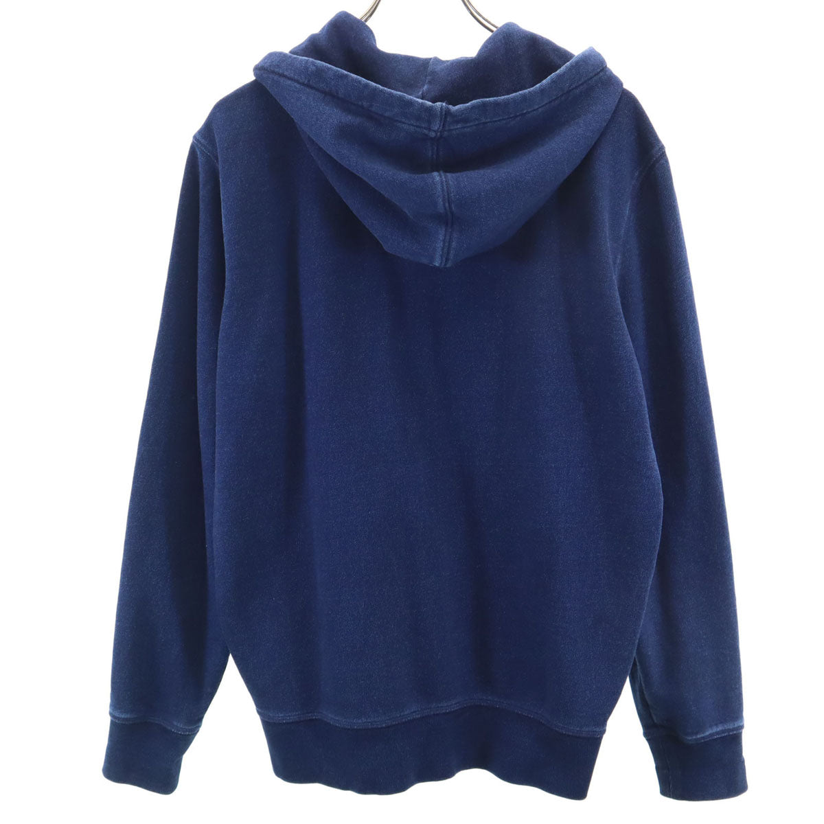 GAP ギャップ 長袖 スウェット デニム ジップパーカー S ネイビー メンズ