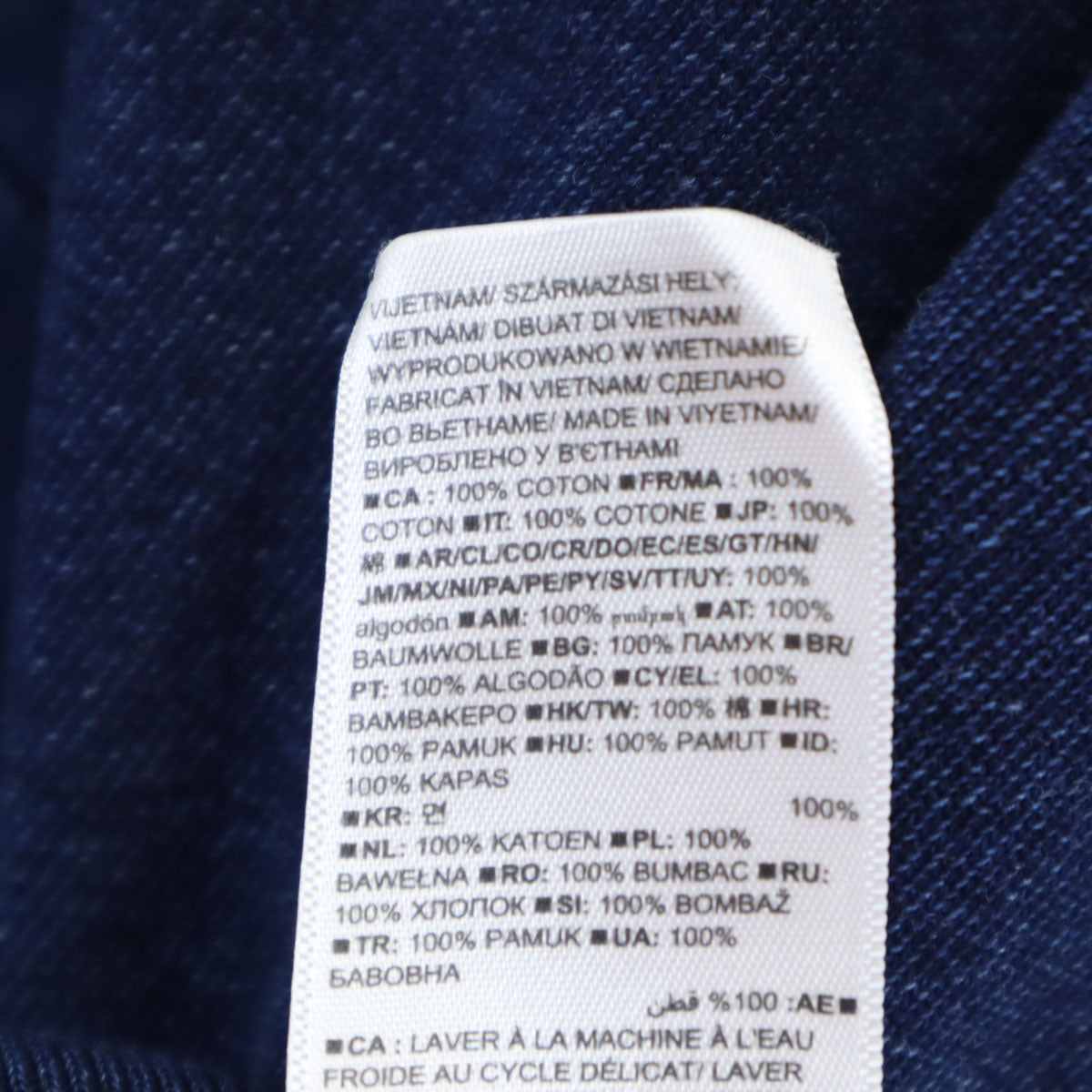 GAP ギャップ 長袖 スウェット デニム ジップパーカー S ネイビー メンズ