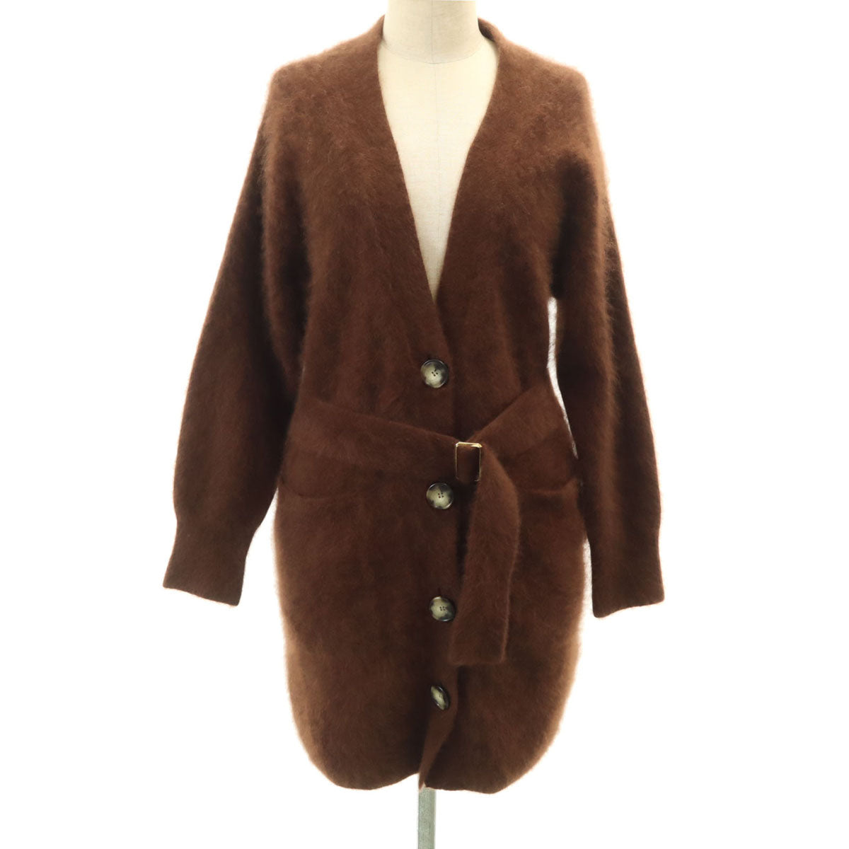 Diagram ダイアグラム 長袖 ニットカーディガン 36 ブラウン レディース