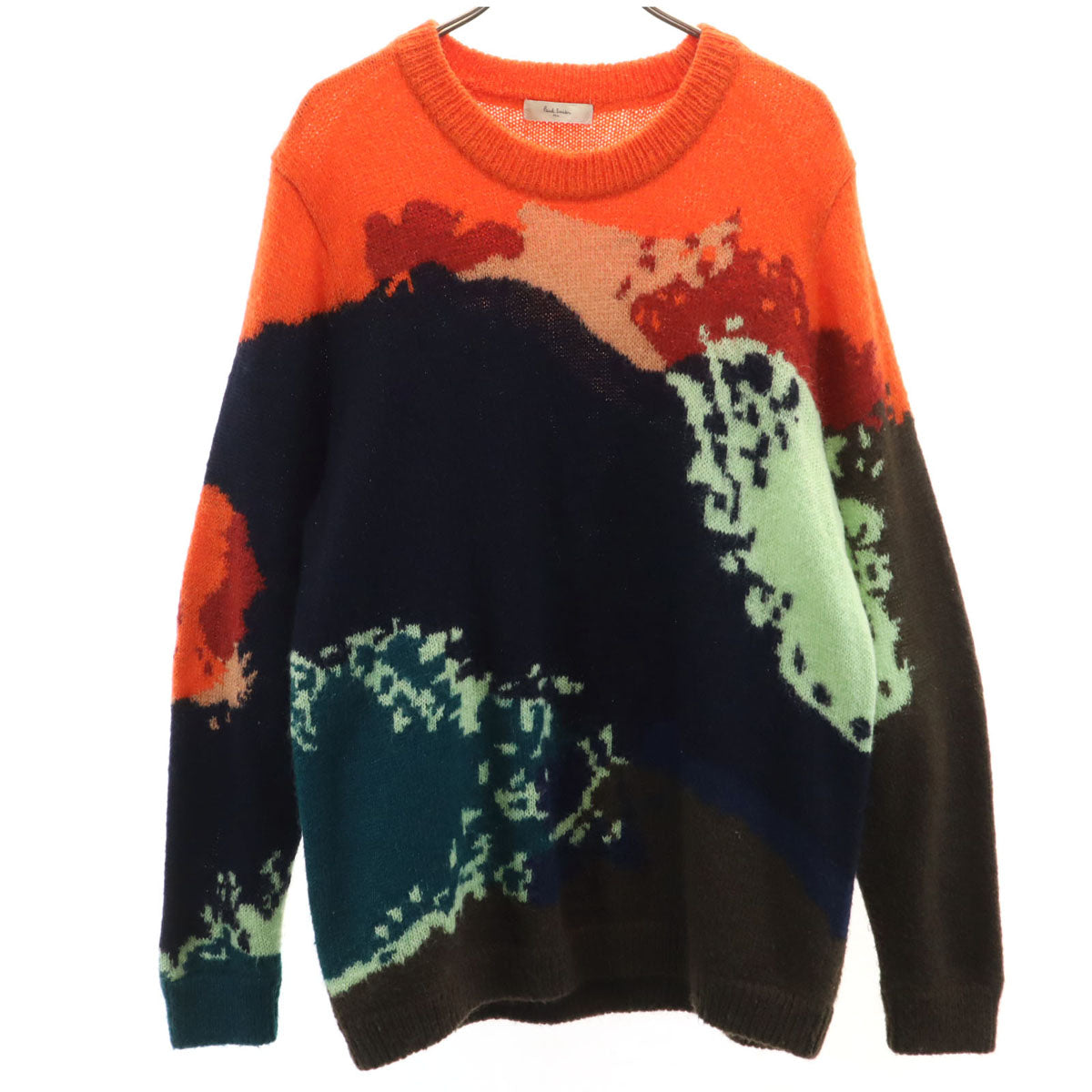 Paul Smith ポールスミス モヘアブレンド 長袖 セーター M ネイビー ニット レディース