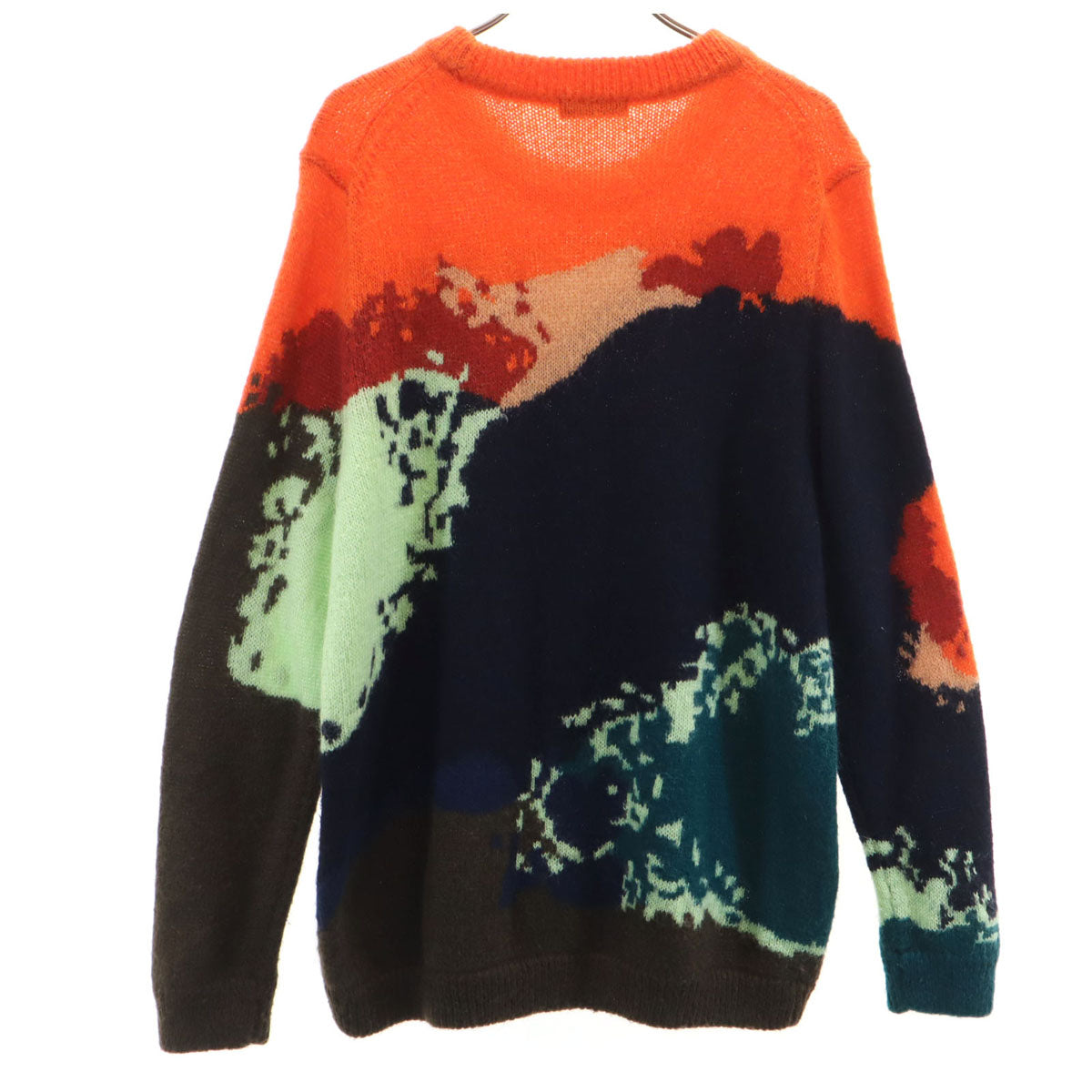 Paul Smith ポールスミス モヘアブレンド 長袖 セーター M ネイビー ニット レディース