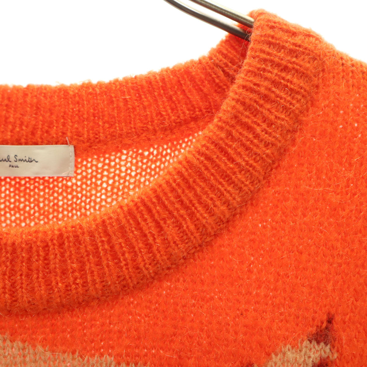 Paul Smith ポールスミス モヘアブレンド 長袖 セーター M ネイビー ニット レディース