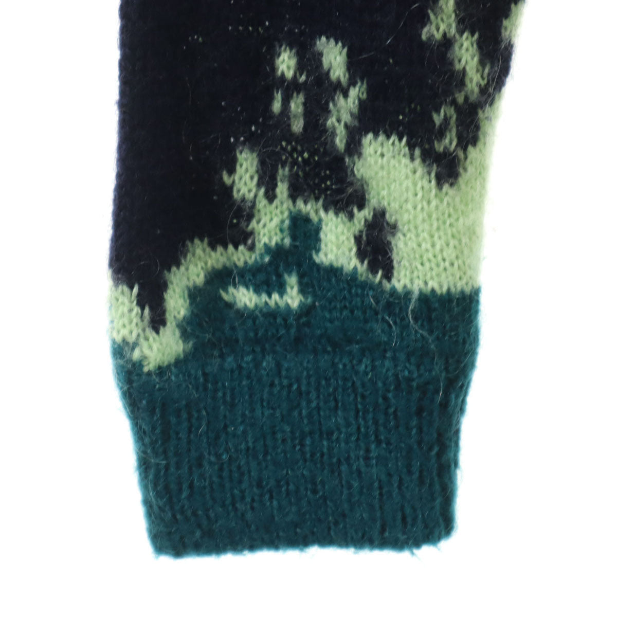 Paul Smith ポールスミス モヘアブレンド 長袖 セーター M ネイビー ニット レディース