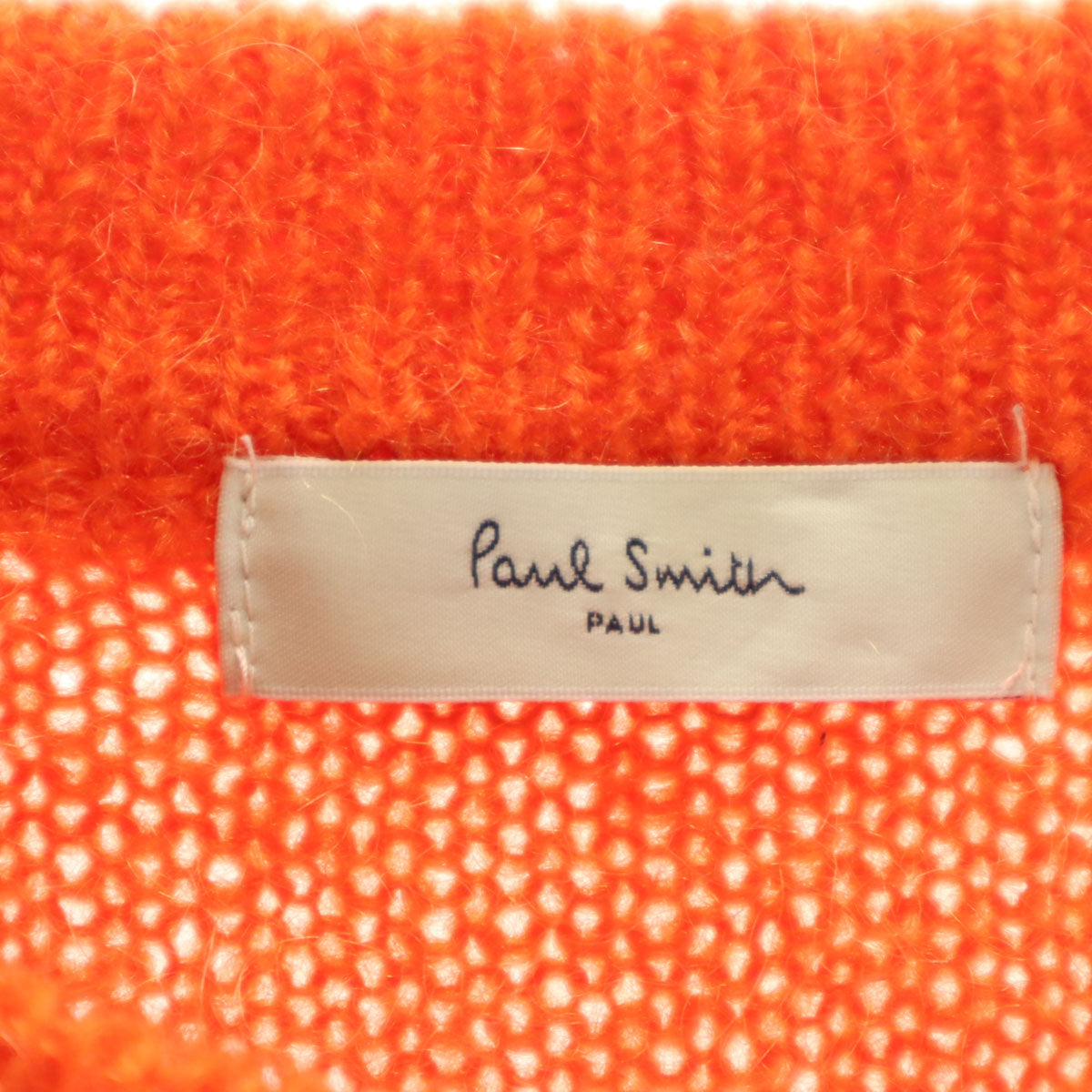 Paul Smith ポールスミス モヘアブレンド 長袖 セーター M ネイビー ニット レディース