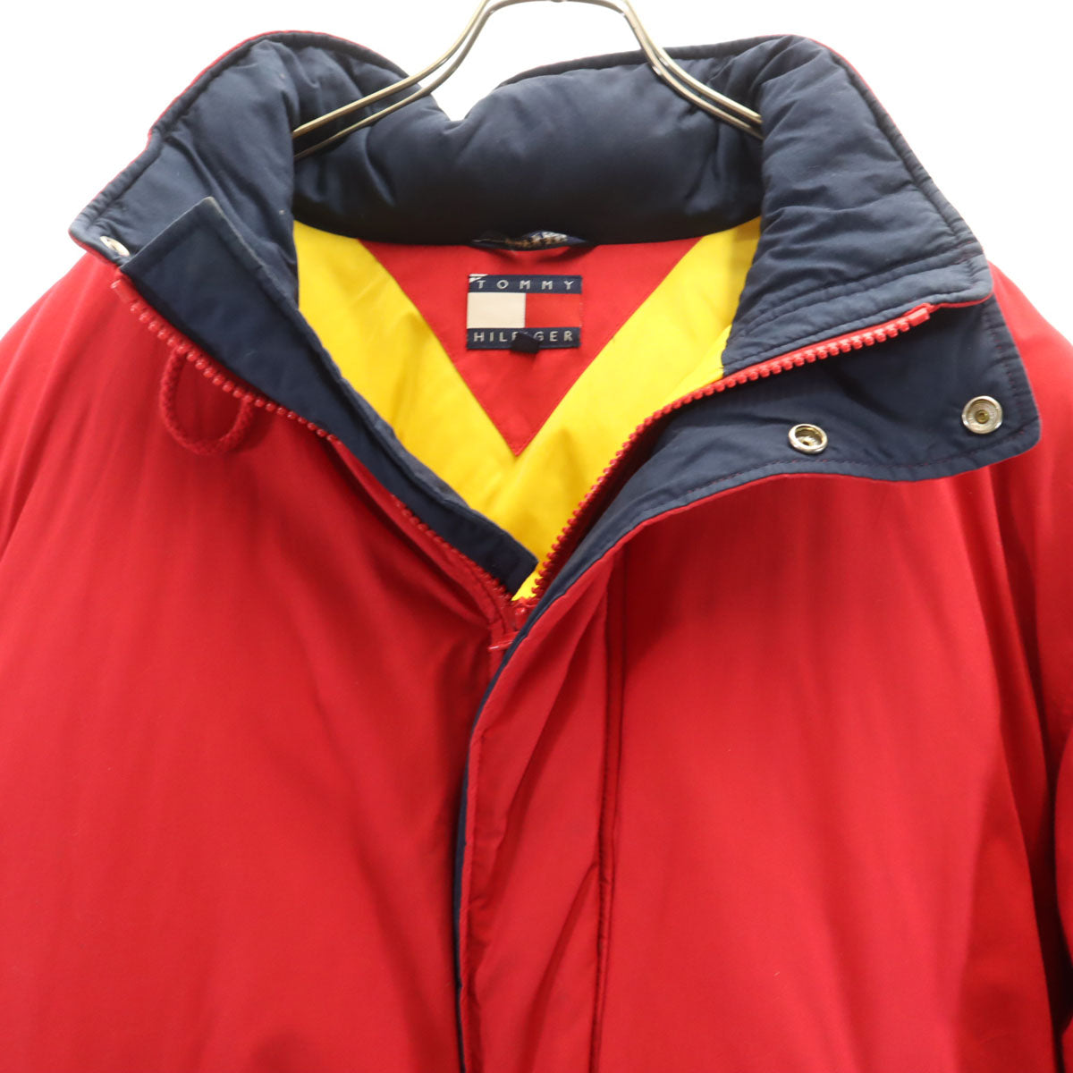 TOMMY HILFIGER トミーヒルフィガー 90s オールド ダウンジャケット XL ネイビー メンズ