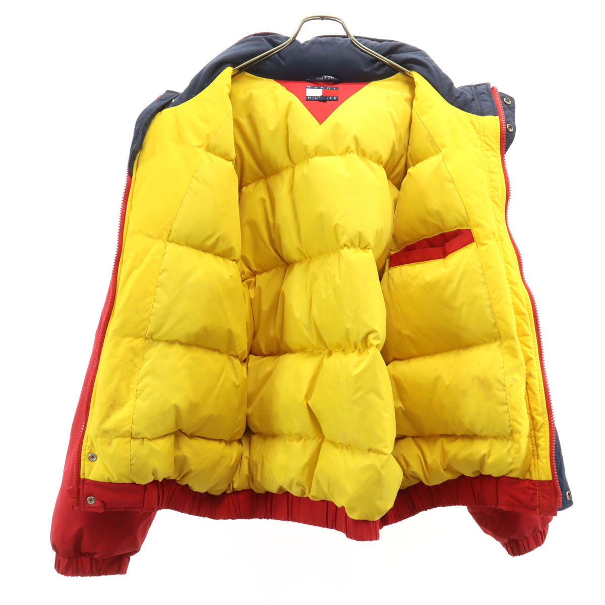 TOMMY HILFIGER トミーヒルフィガー 90s オールド ダウンジャケット XL ネイビー メンズ