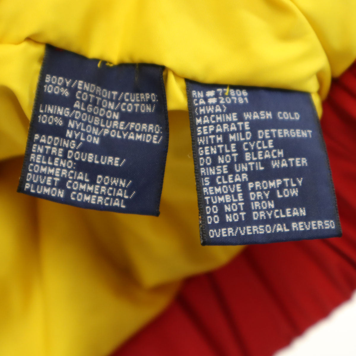 TOMMY HILFIGER トミーヒルフィガー 90s オールド ダウンジャケット XL ネイビー メンズ