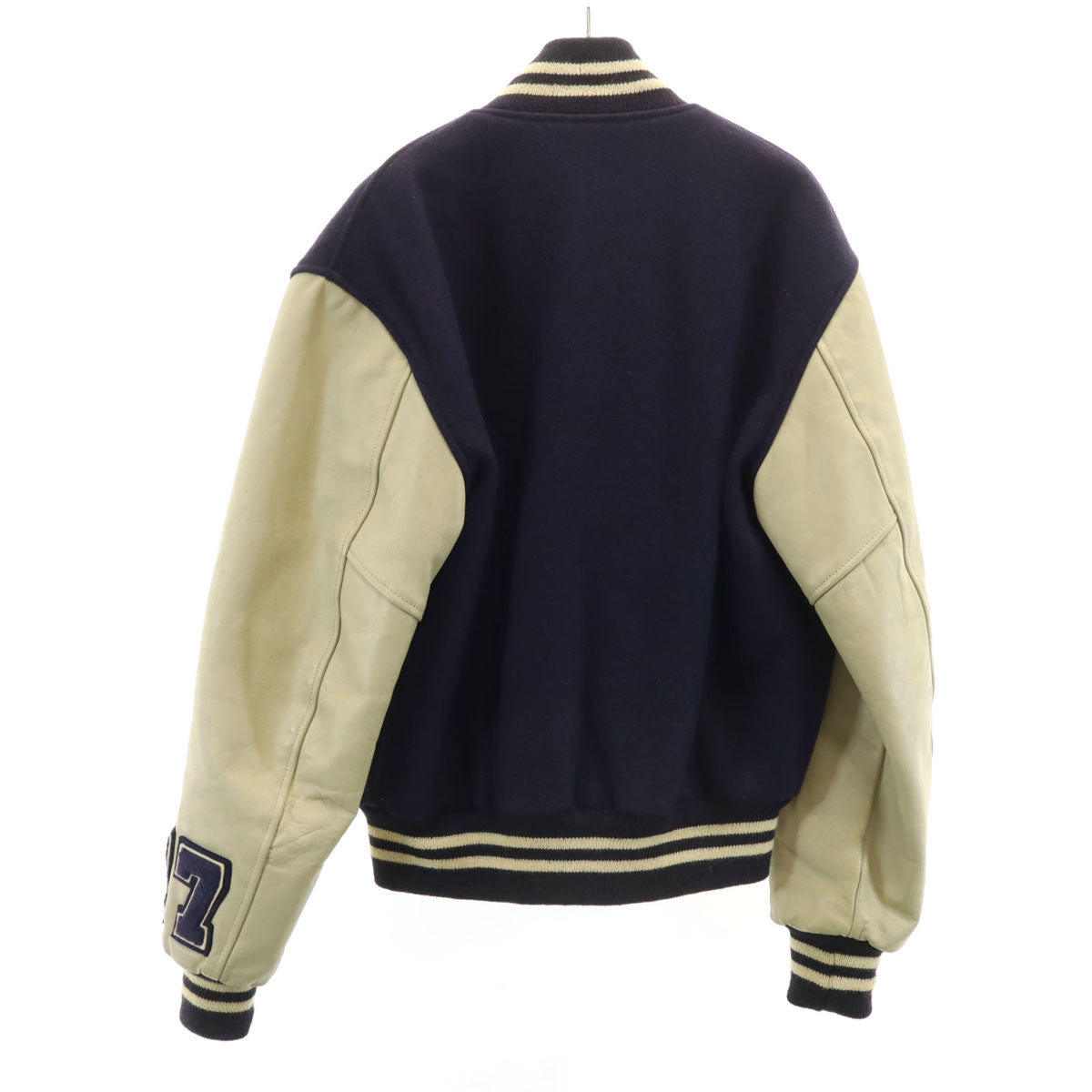 catchball キャッチボール USA製 スカジャン 42 ネイビー メンズ