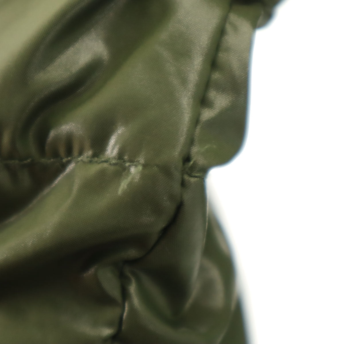 DUVETICA デュベティカ ADHARA ダウンジャケット 38 カーキ系 ラクーンファー付き レディース