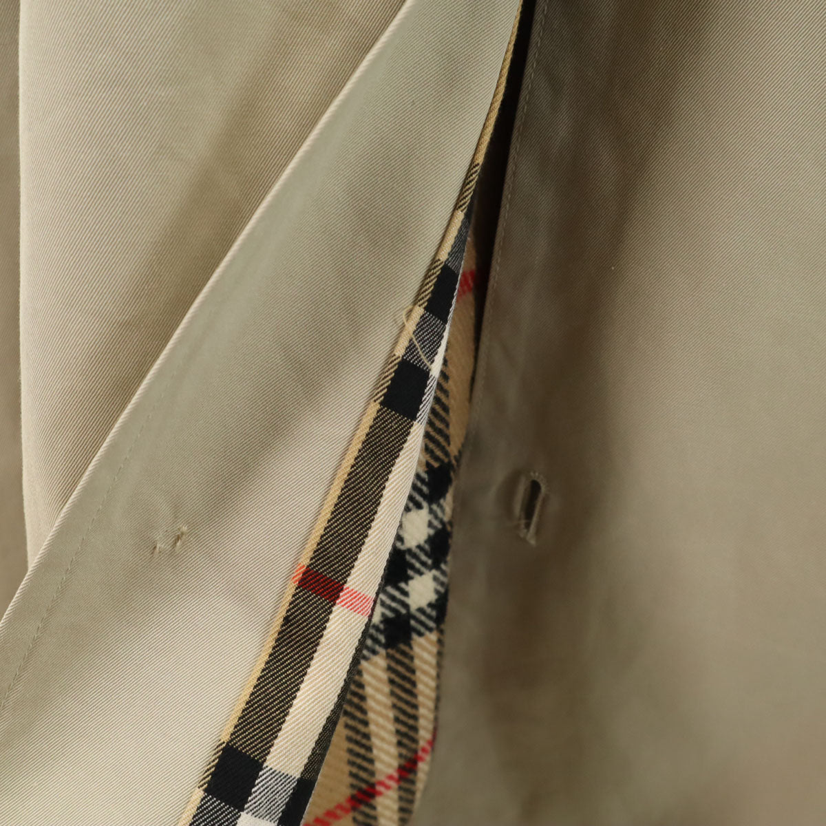 BURBERRY LONDON バーバリーロンドン 日本製 ステンカラーコート 90-165 グレージュ 三陽商会 ライナー付き メンズ