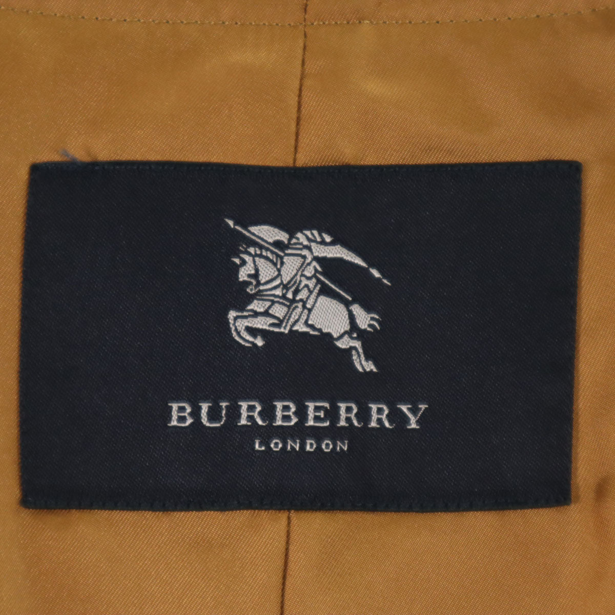 BURBERRY LONDON バーバリーロンドン 日本製 ステンカラーコート 90-165 グレージュ 三陽商会 ライナー付き メンズ