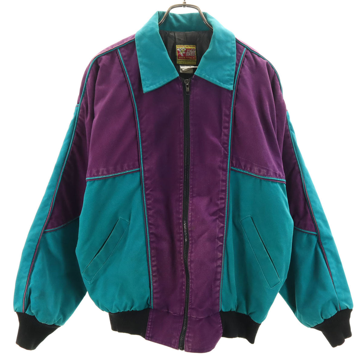 BEE-WILD ビーワイルド 90s オールド ブルゾン S パープル ジャケット メンズ