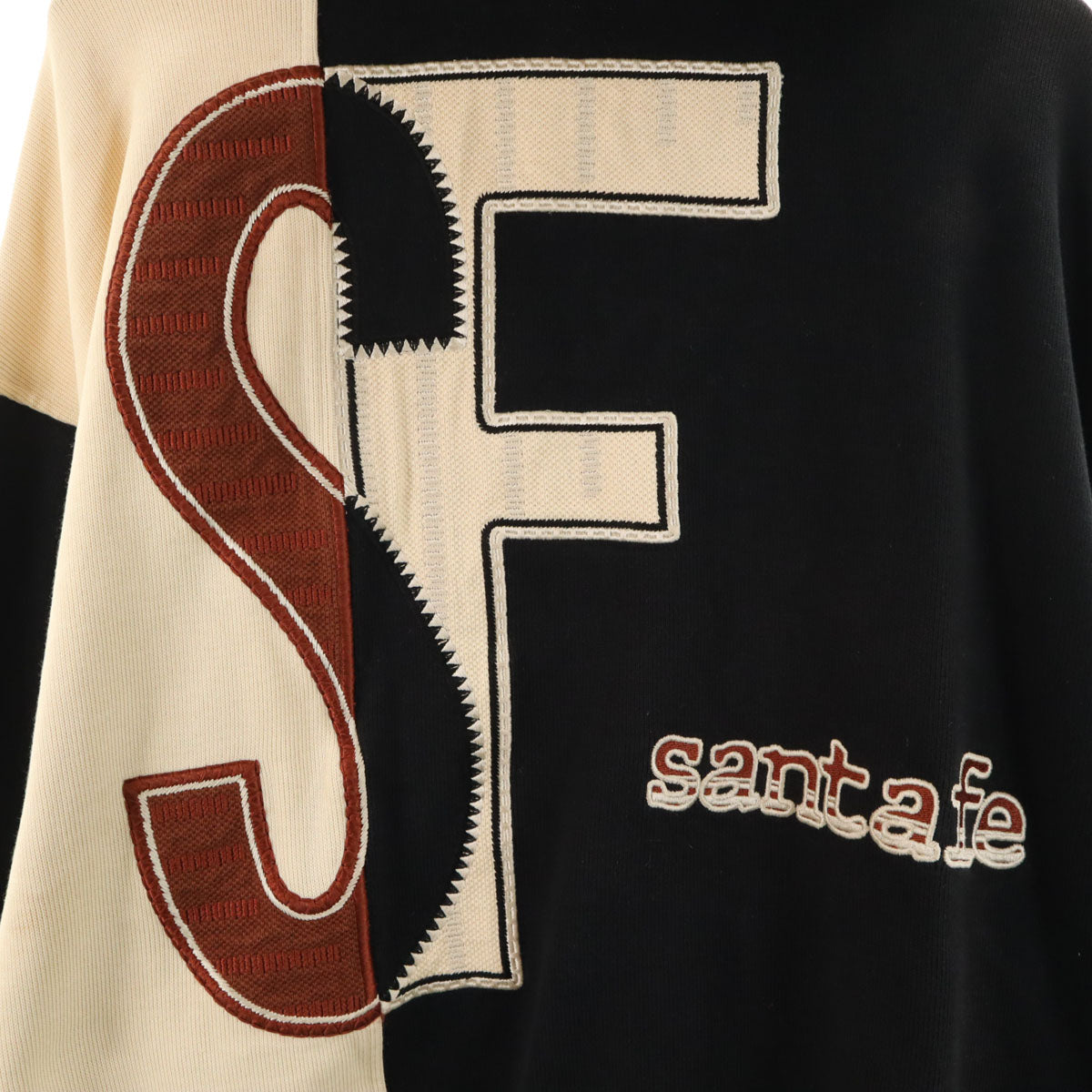 santa fe サンタフェ 90s 日本製 オールド 長袖 スウェット ジップパーカー 4 ベージュ メンズ