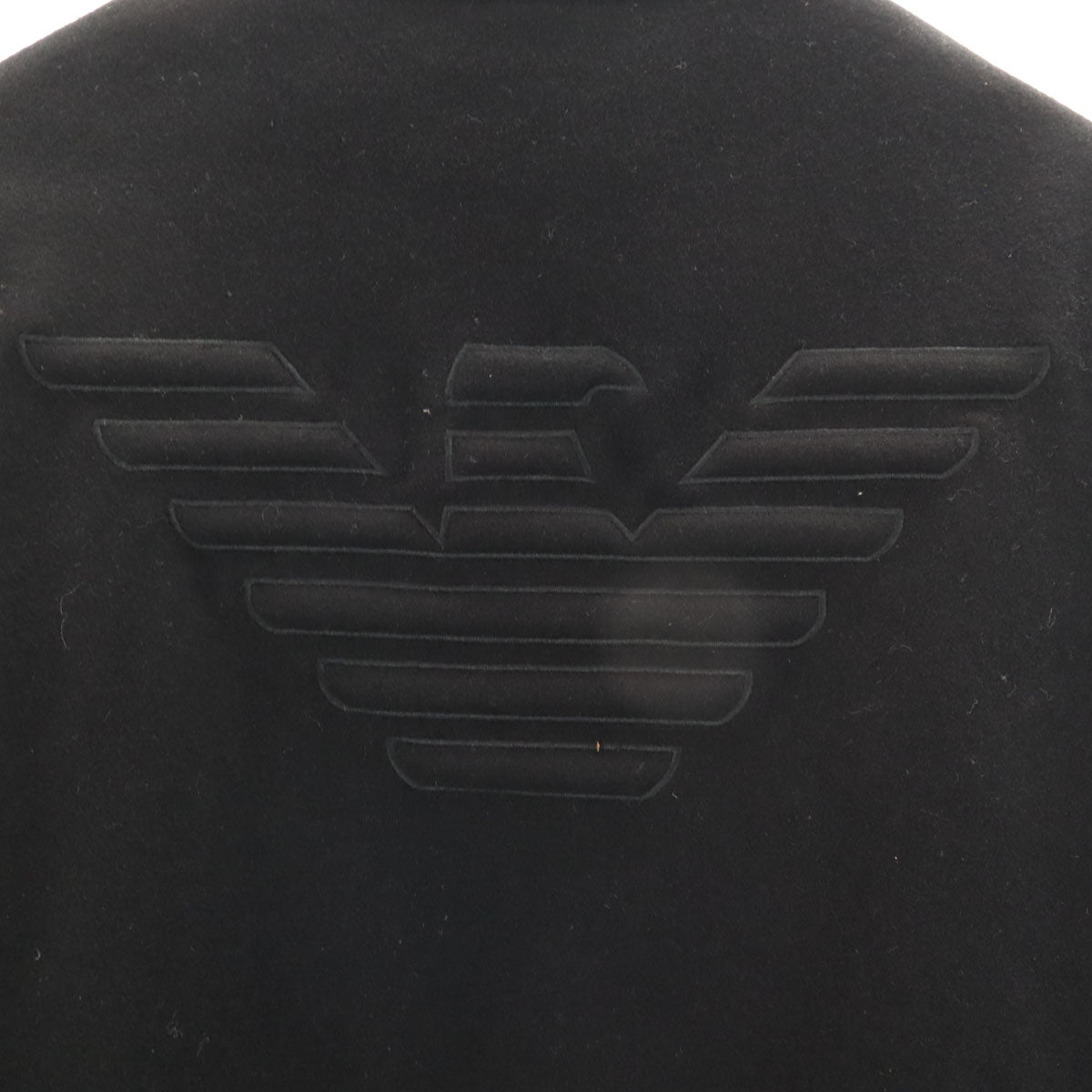 Emporio Armani エンポリオアルマーニ バックロゴ スタジャン 16A ブラック ジャケット キッズ