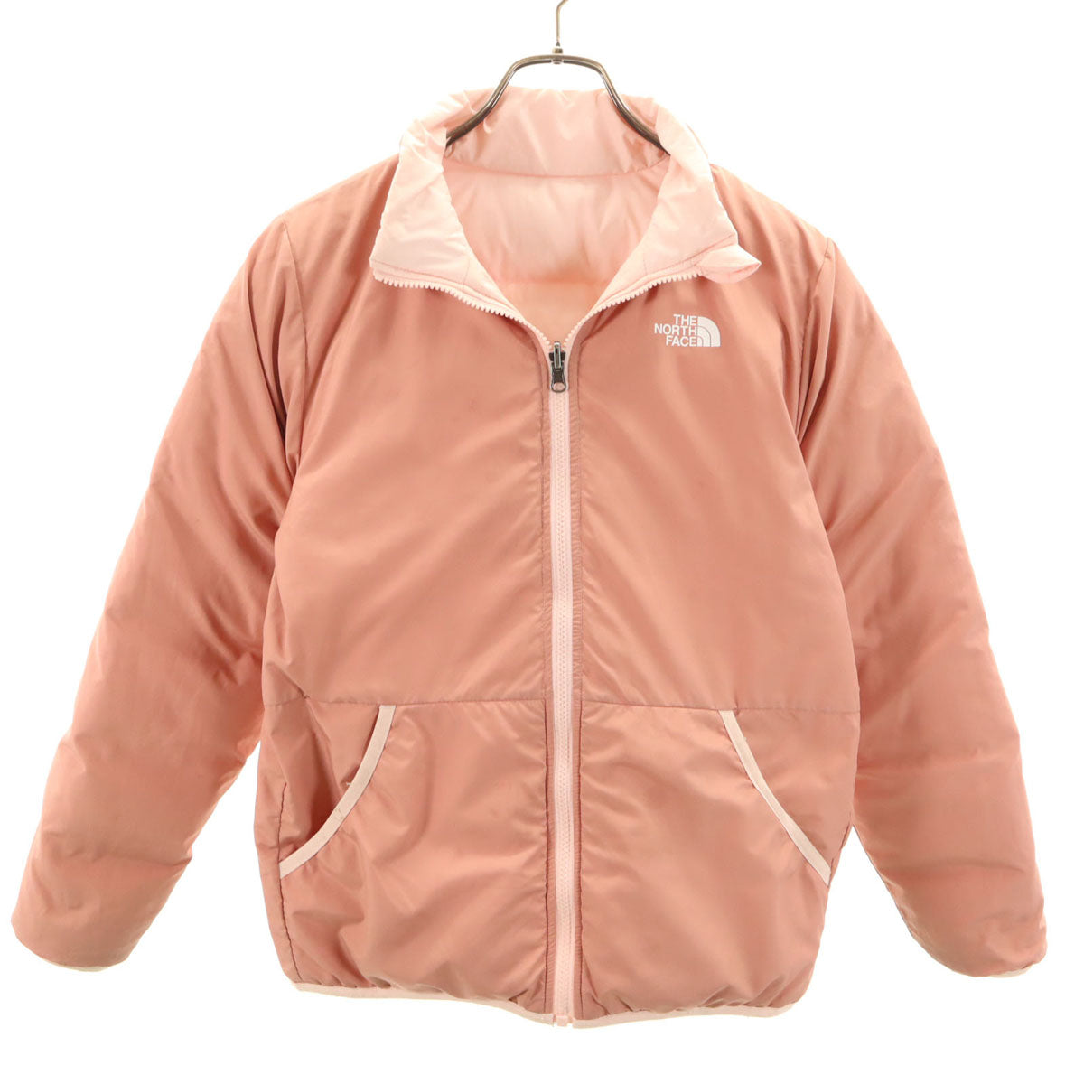 THE NORTH FACE ノースフェイス リバーシブル アンデス ダウンジャケット L 14-16 ピンク NDJ52076Z アウトドア キッズ