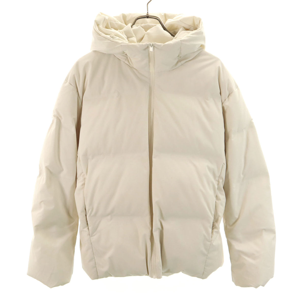 UNIQLO ユニクロ シームレス ダウンパーカー L アイボリー レディース 