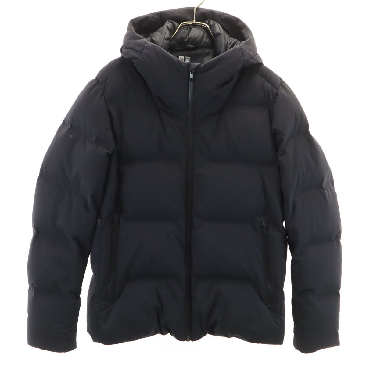 UNIQLO ユニクロ シームレス ダウンパーカー M ブラック メンズ 
