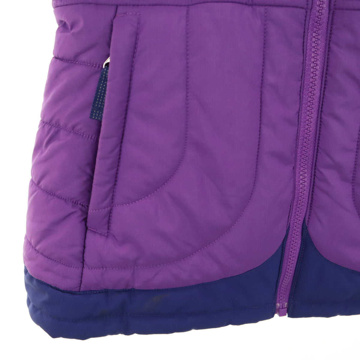 patagonia パタゴニア スノーボード 中綿ジャケット M 10 パープル アウトドア 68395F0 スキー キッズ