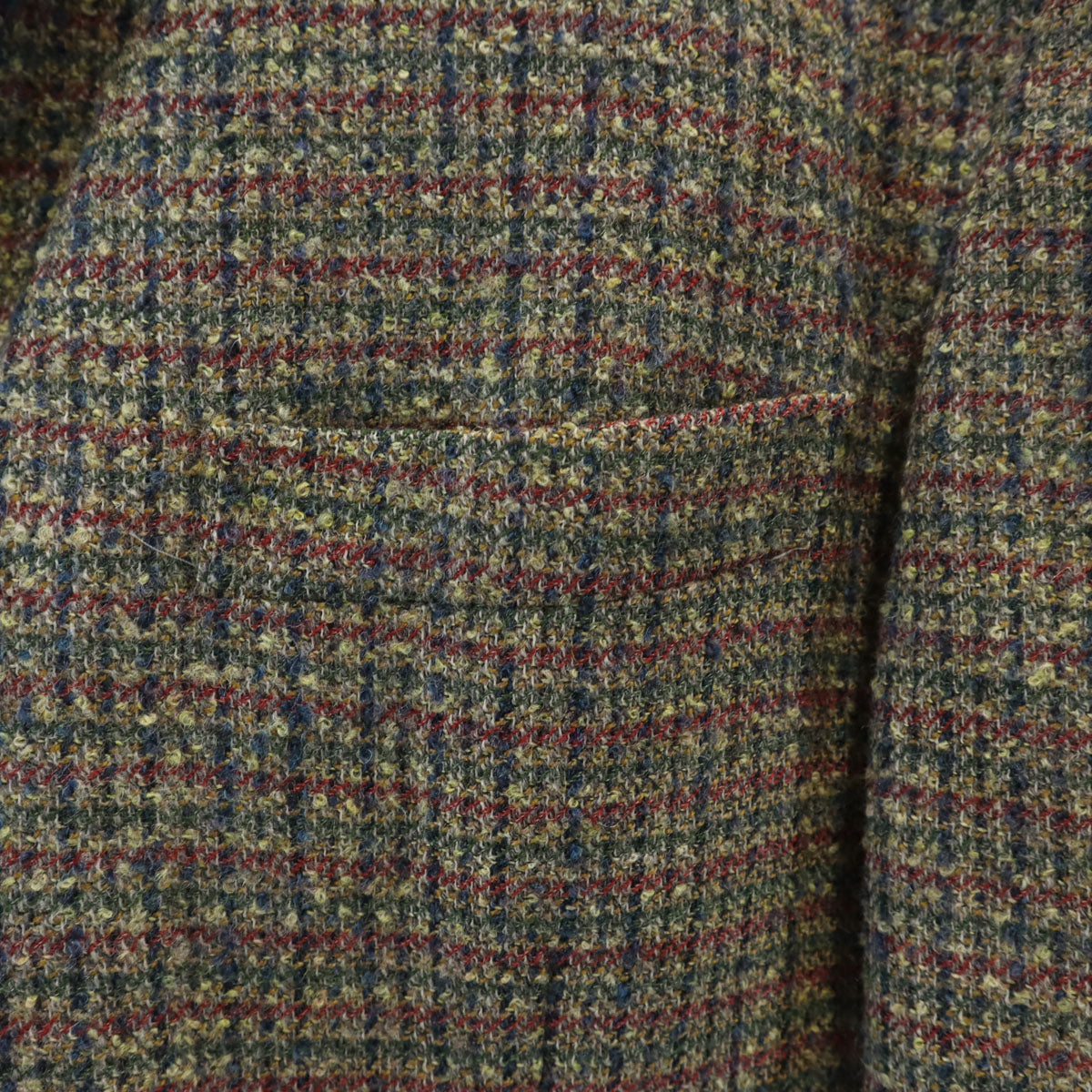LANVIN ランバン 90s オールド ライトツイード テーラードジャケット M48-35 マルチ メンズ